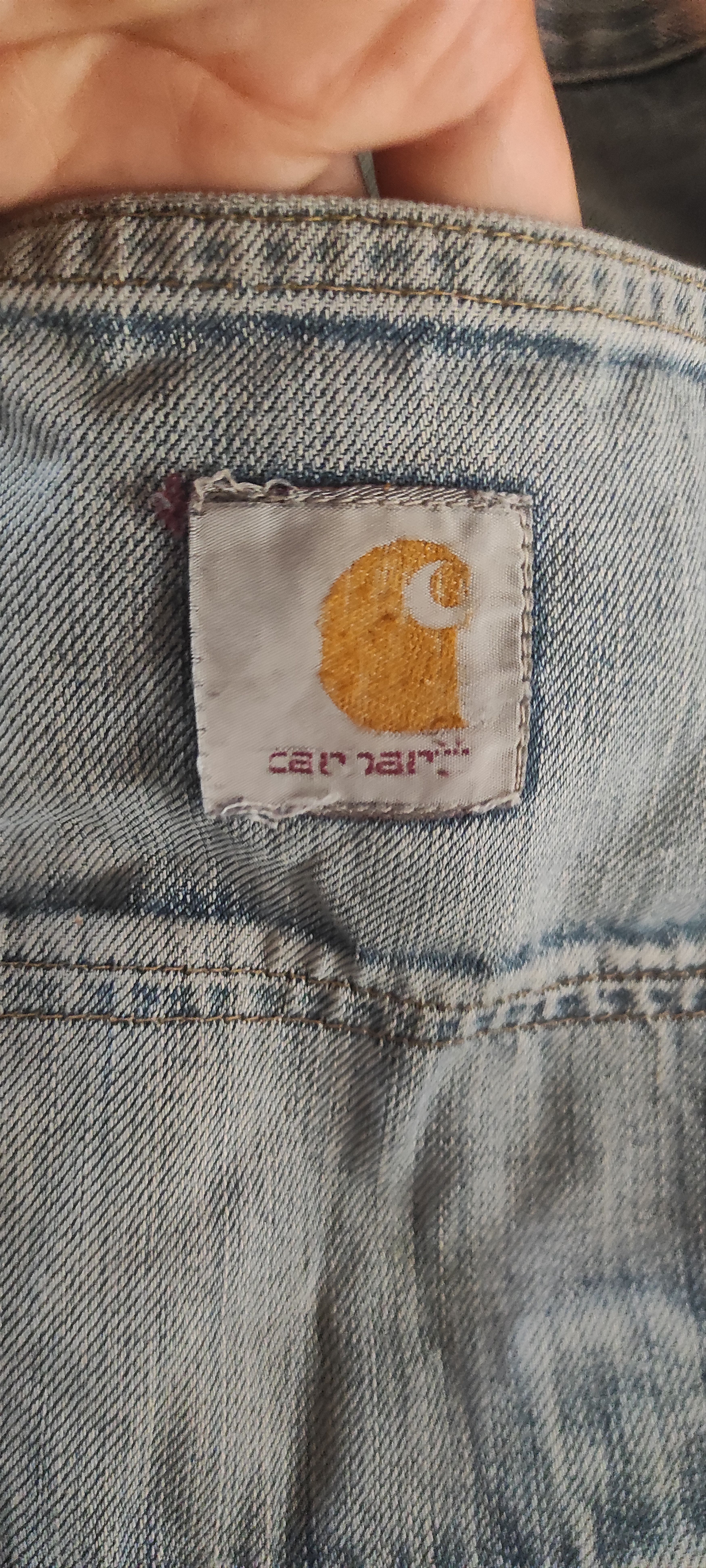 Carhartt × Vintage Carhartt Denim Dungaree Burmuda Cargo Shorts Mens Size 33 Size US 33 - 8 Thumbnail