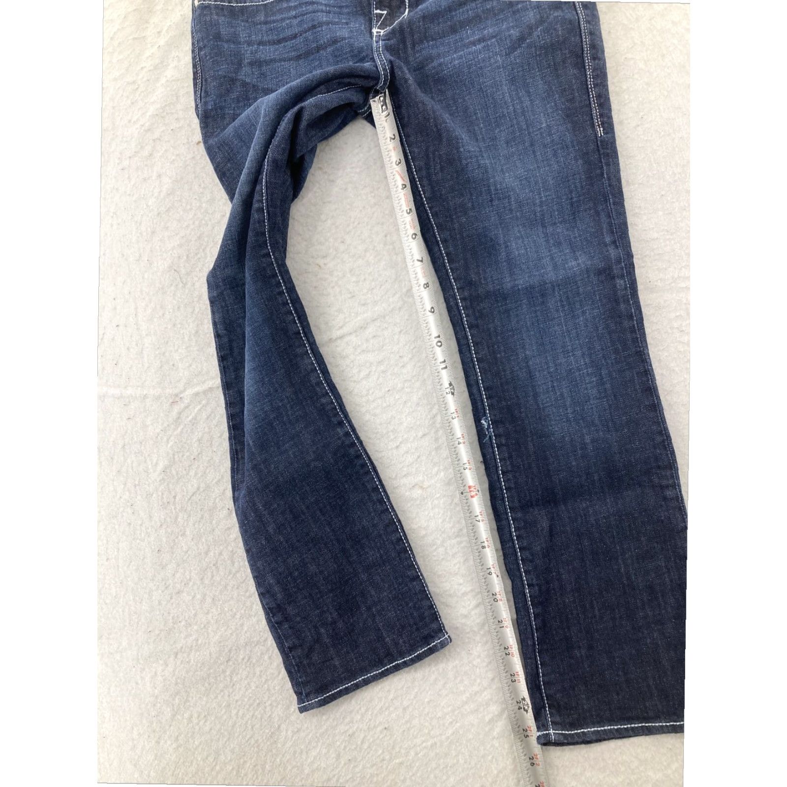 Vintage Womens Rock Republic Straight Leg Blue Low Rise Jeans Size 6 Size 28" / US 6 / IT 42 - 5 Thumbnail