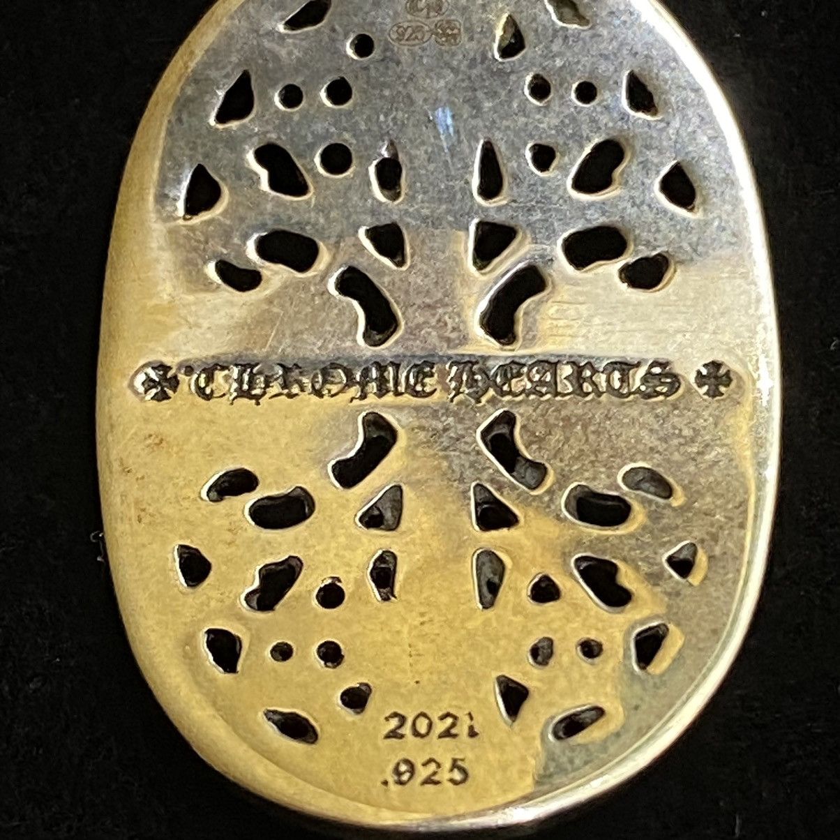 Chrome Hearts Chrome Hearts Oval Cross charm silver Size ONE SIZE - 11 Thumbnail