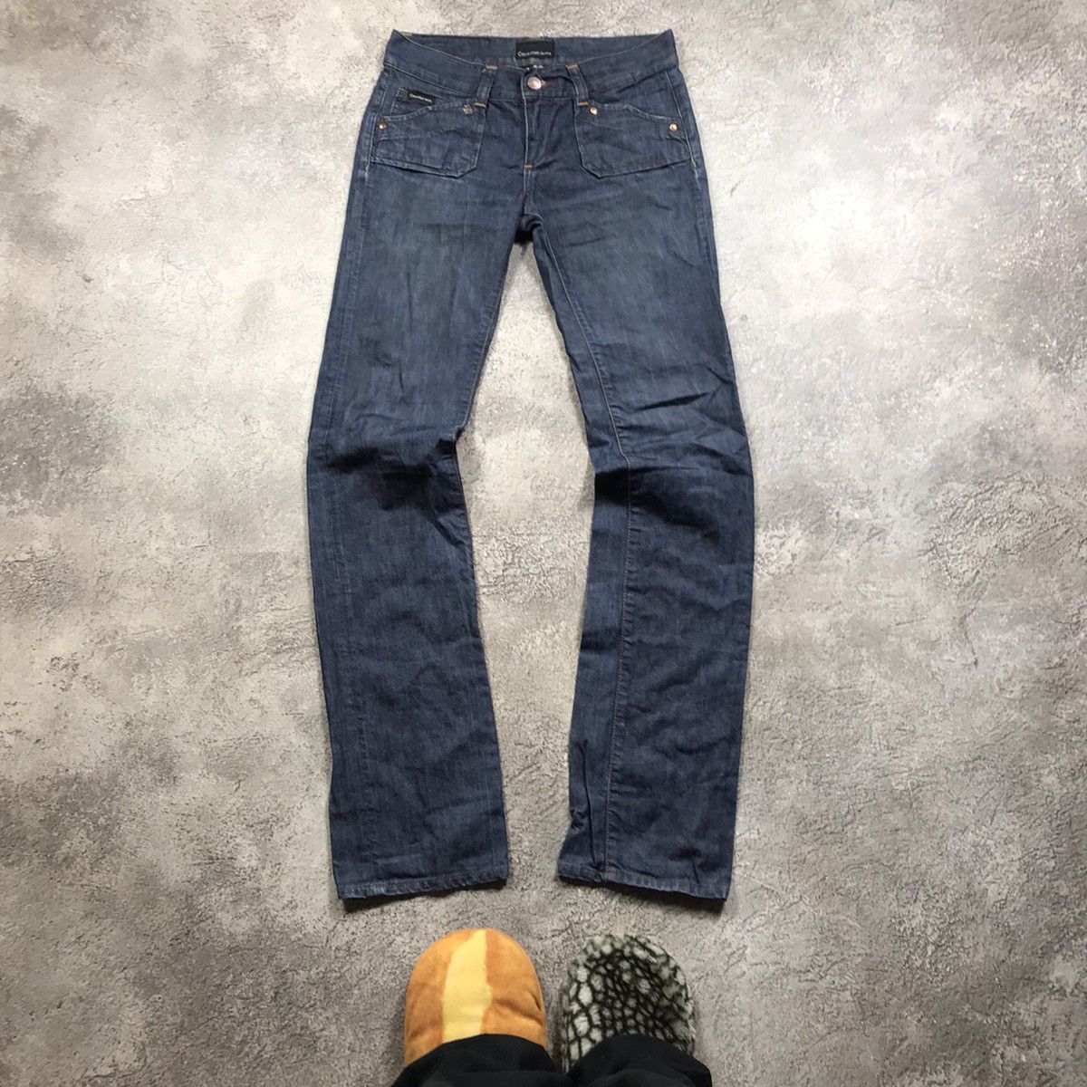 Vintage Vintage 90s Distressed Baggy Jeans Grunge Y2K Logo 26 Size 26" / US 2 / IT 38 - 2 Thumbnail