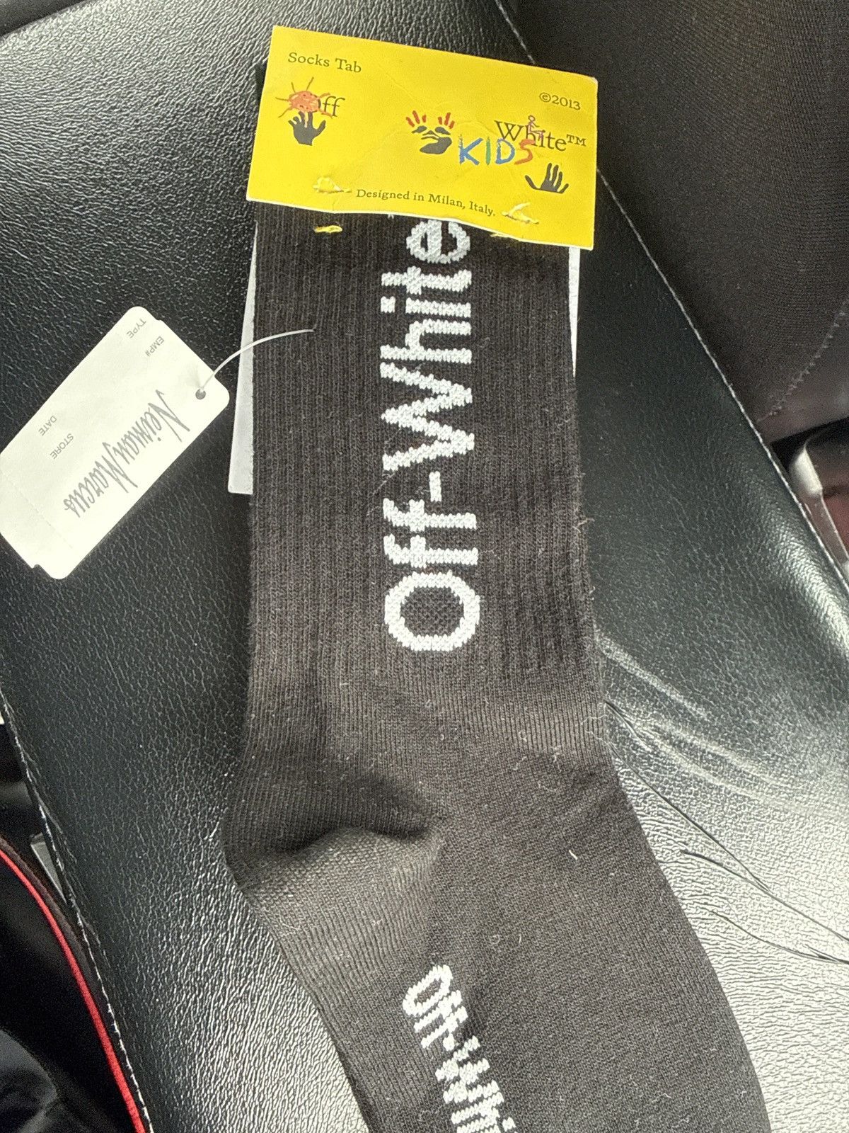 Off white sock