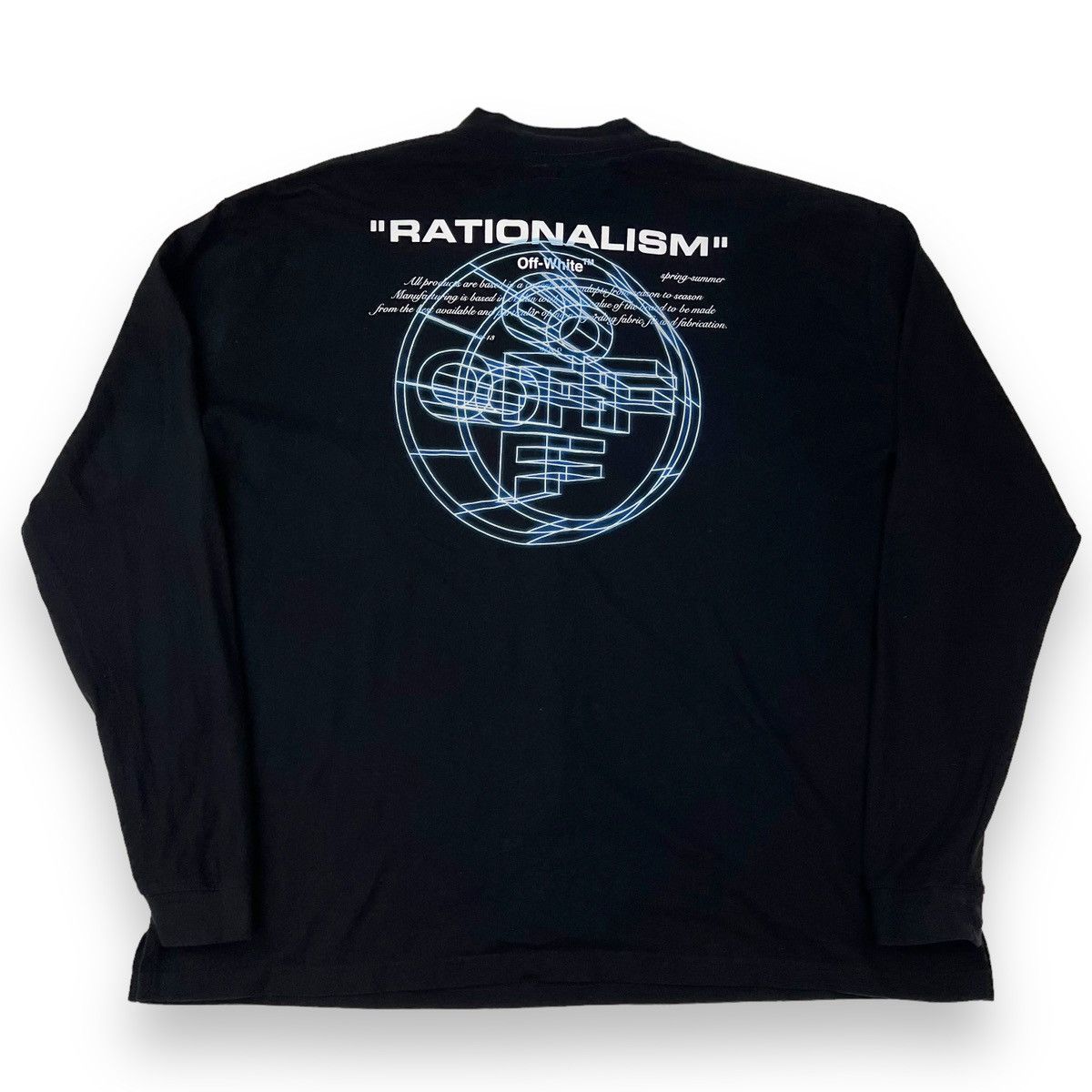 Off-White Off-White Rationalism Mock Neck Long Sleeve Size US XXL / EU 58 / 5 - 3 Thumbnail