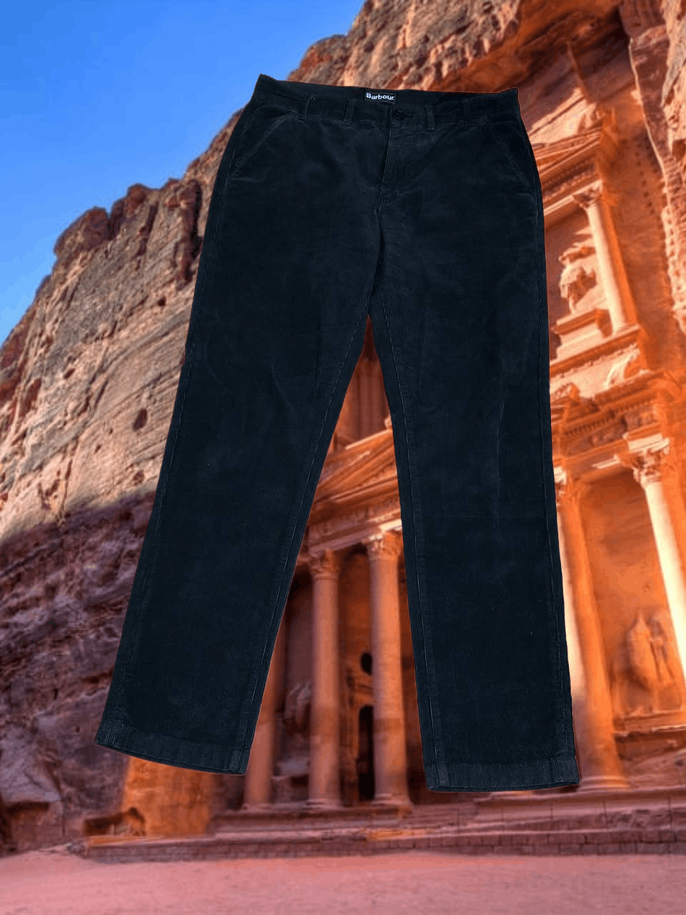 Barbour Vintage Barbour logo Casual Pants crazy Y2K regular fit Size US 34 / EU 50 - 1 Thumbnail