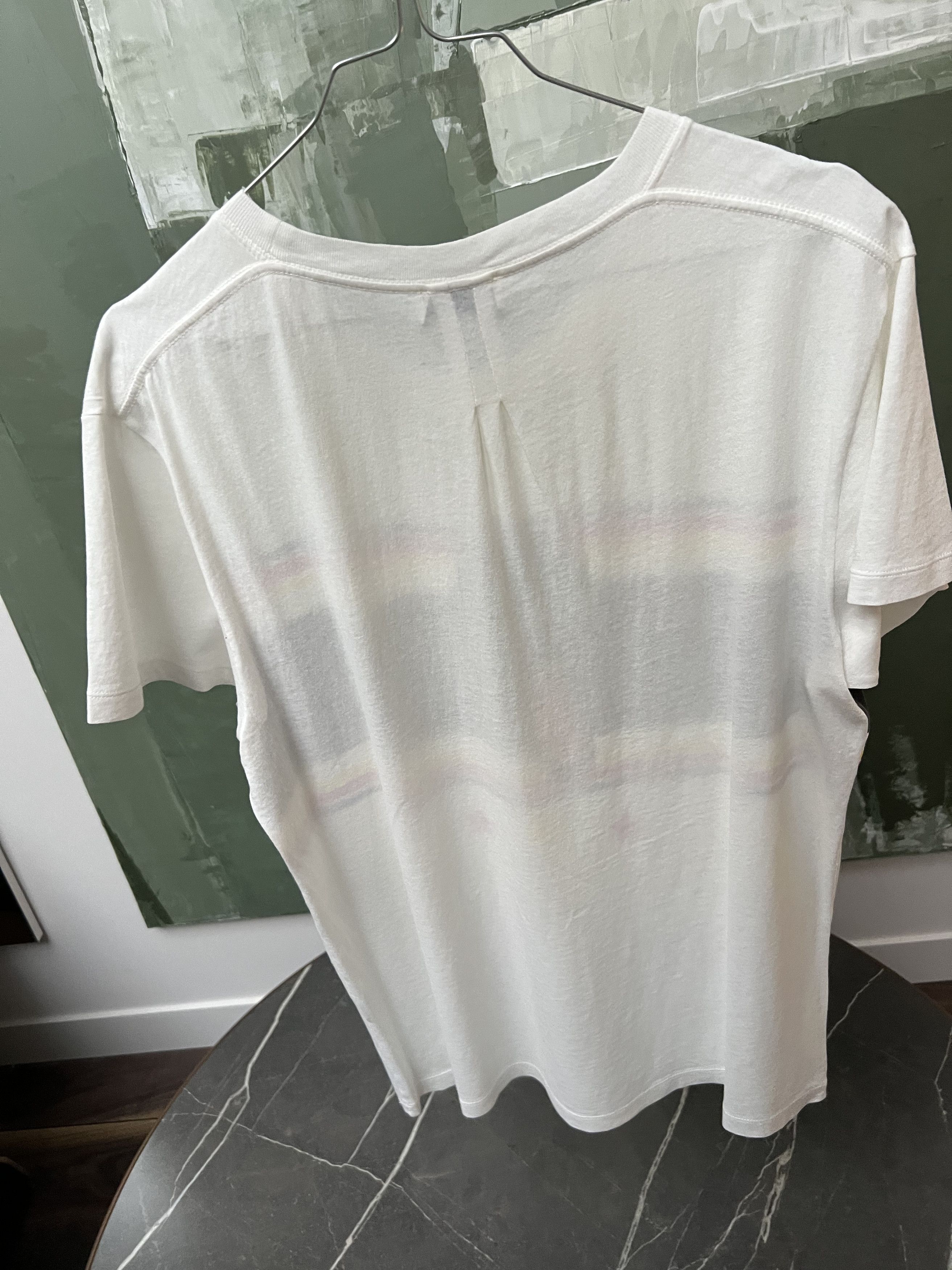 Hedi Slimane × Saint Laurent Paris Saint Laurent T-Rex Dinosaur Stripe Tee Size US M / EU 48-50 / 2 - 2 Thumbnail