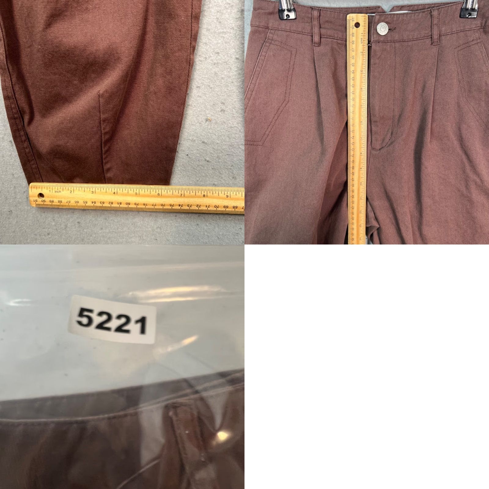 Vintage NA-KD Womens Brown Pleated High Waist Tapered Leg Utility Pants Shirt? (Note: Original title provided contains pants; adapt to best structure) Size 25" / US 0 / IT 36 - 8 Thumbnail