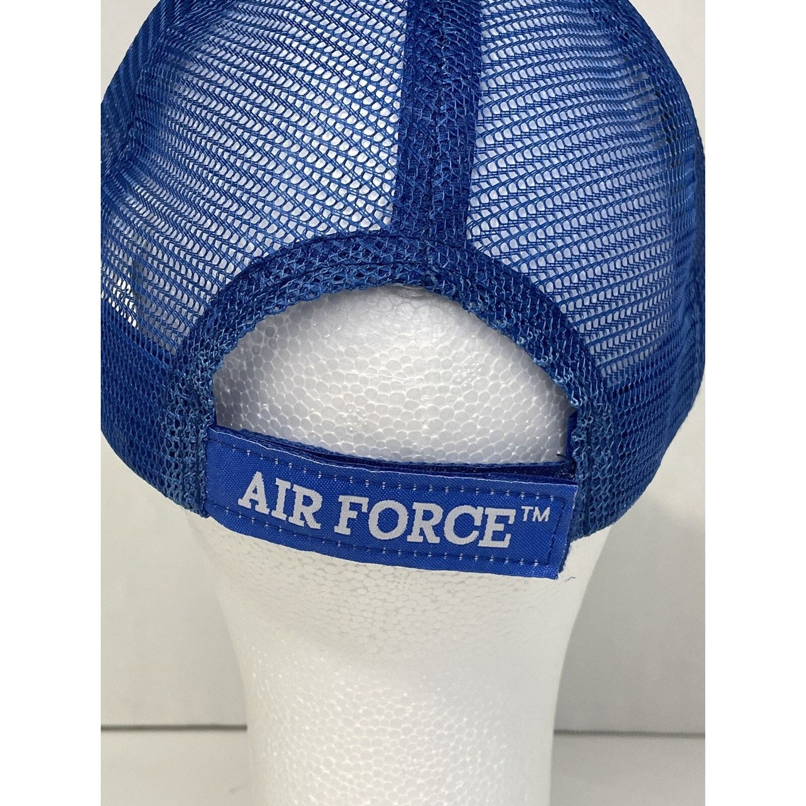 The Unbranded Brand US Air Force Retired Hat Blue White Mesh Trucker Cap USAF Size ONE SIZE - 5 Thumbnail