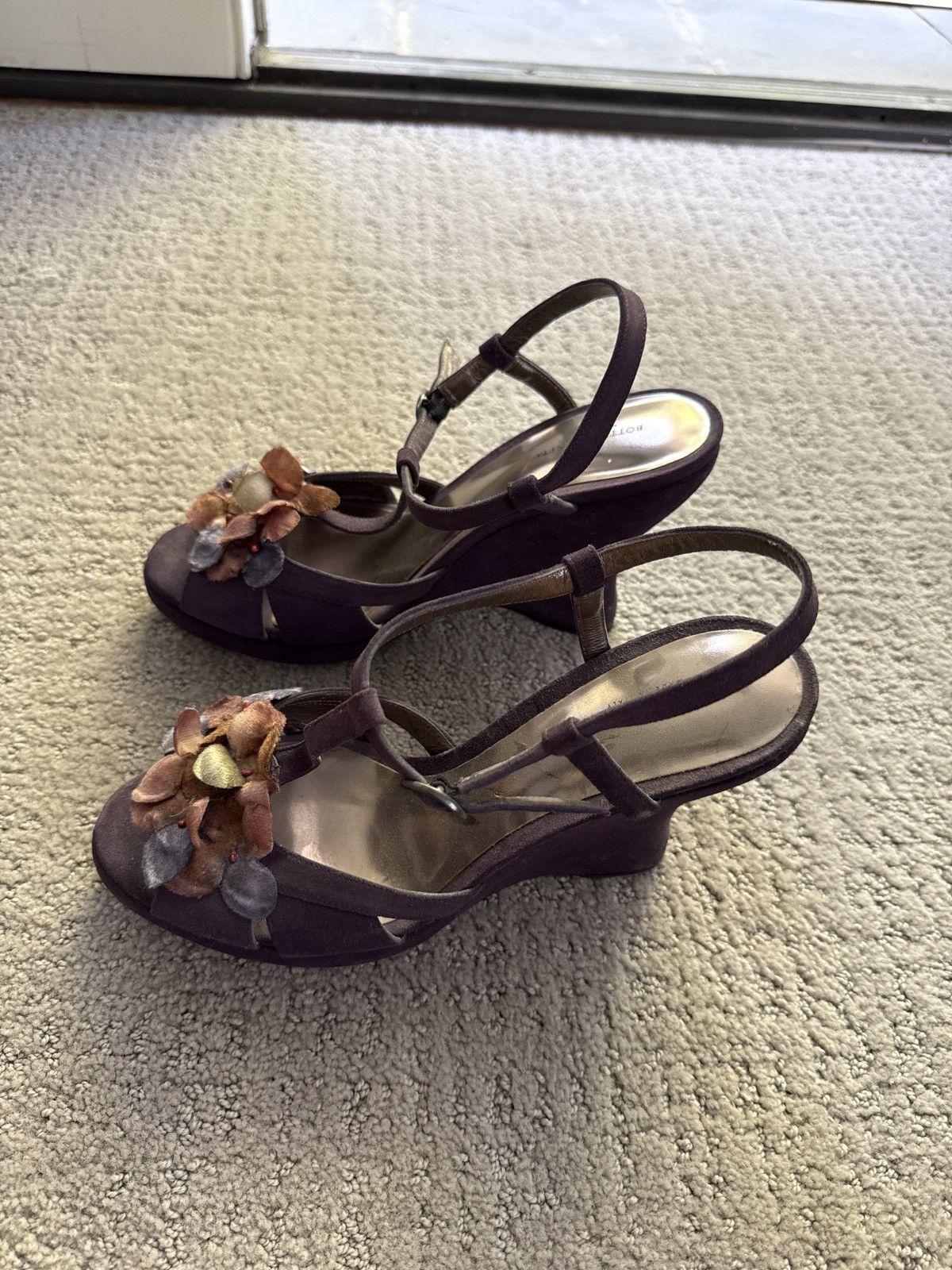 Bottega Veneta Bottega Veneta Floral Heels Vintage Size US 10.5 / IT 40.5 - 4 Thumbnail