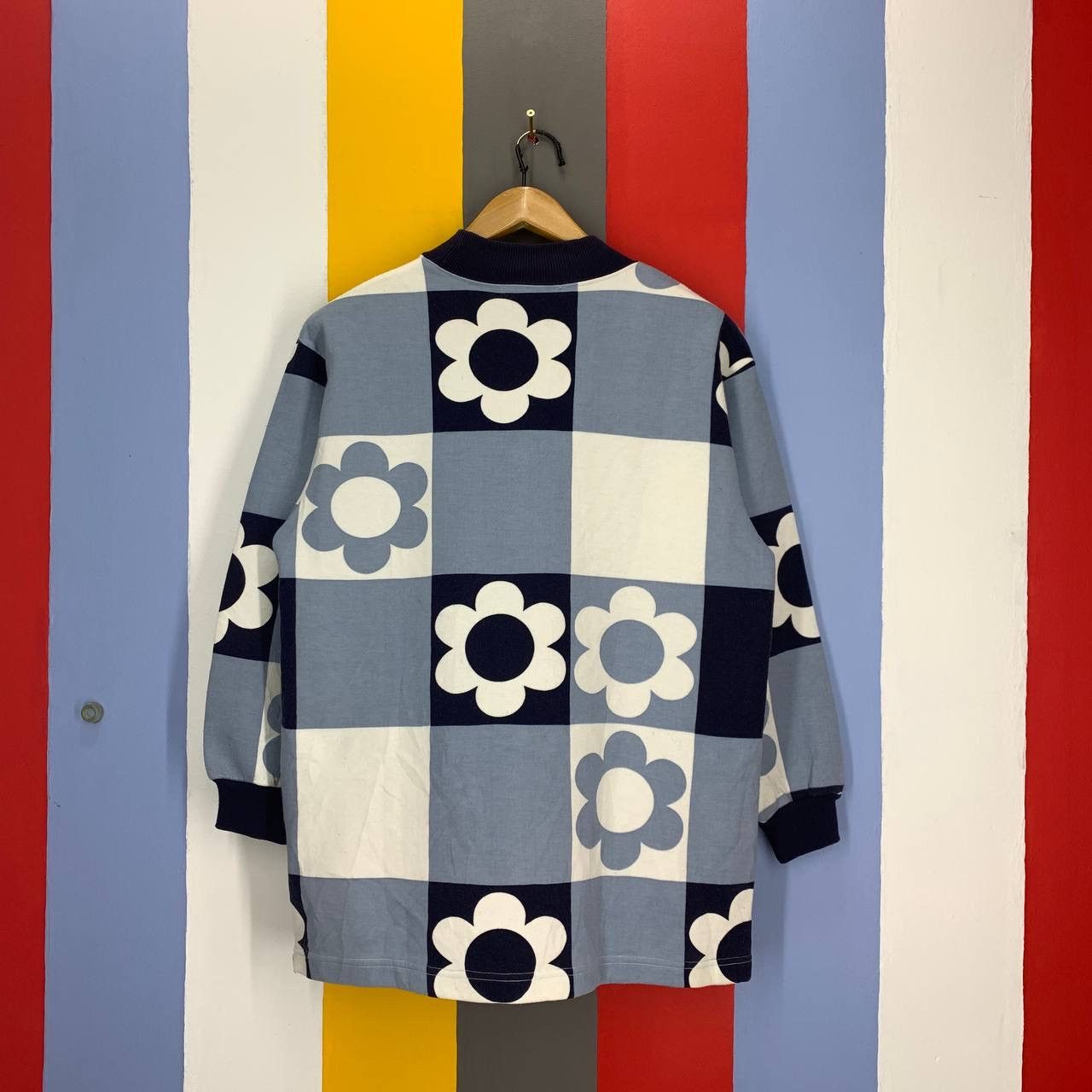 Other Flower Design Crew Neck Sweatshirt #2417-13 Size M / US 6-8 / IT 42-44 - 7 Thumbnail