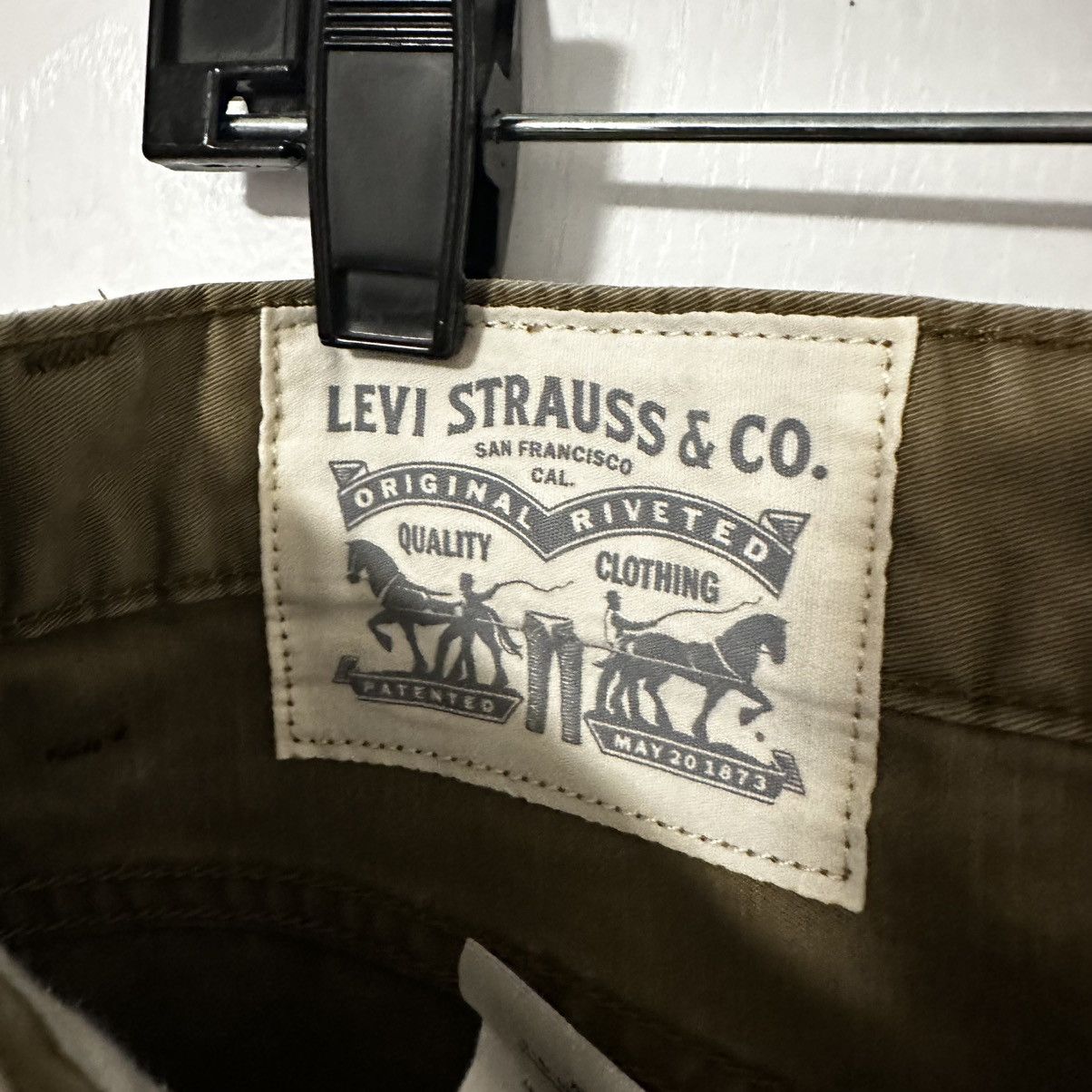 Levi's Levi's 511 Slim Fit Hybrid Chino Trouser Pants, Khaki, 36x32 Size US 36 / EU 52 - 7 Thumbnail