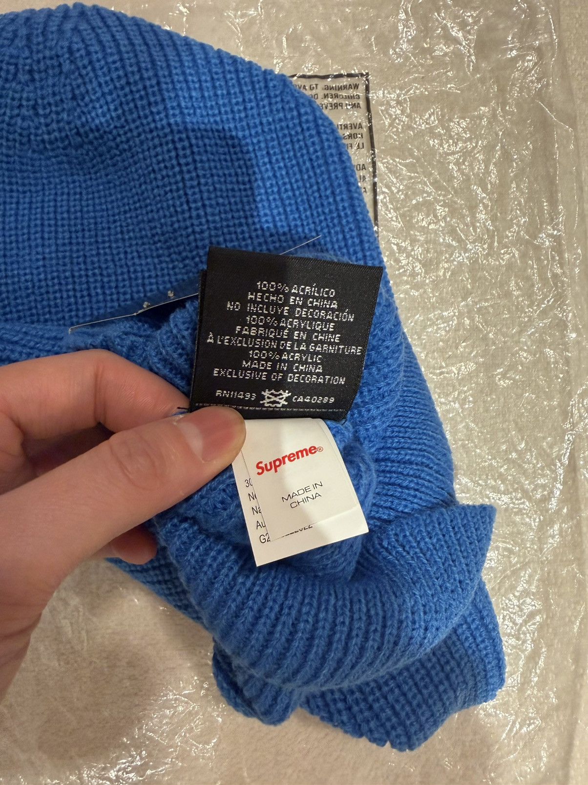 Supreme Supreme Balaclava Blue New with tag & bag Size ONE SIZE - 3 Thumbnail