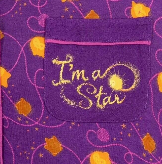 Designer Cute Purple Pajama Set - I'm a Star Print Size ONE SIZE - 3 Thumbnail