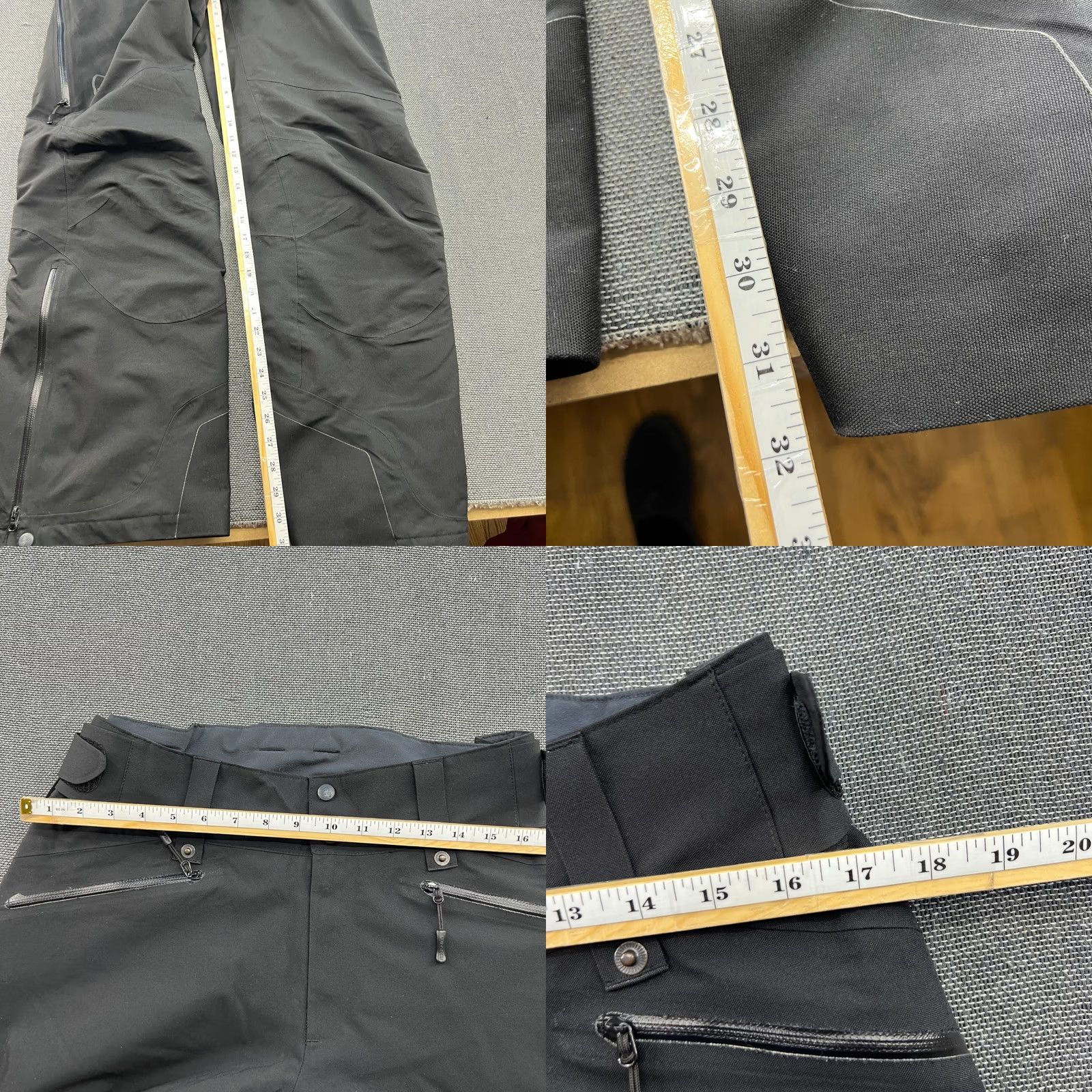 Vintage Norrona Stranda Dri2 Insulated Snow Pants Womens Large Black Snowboard Size 36" / US 14 / IT 50 - 10 Thumbnail