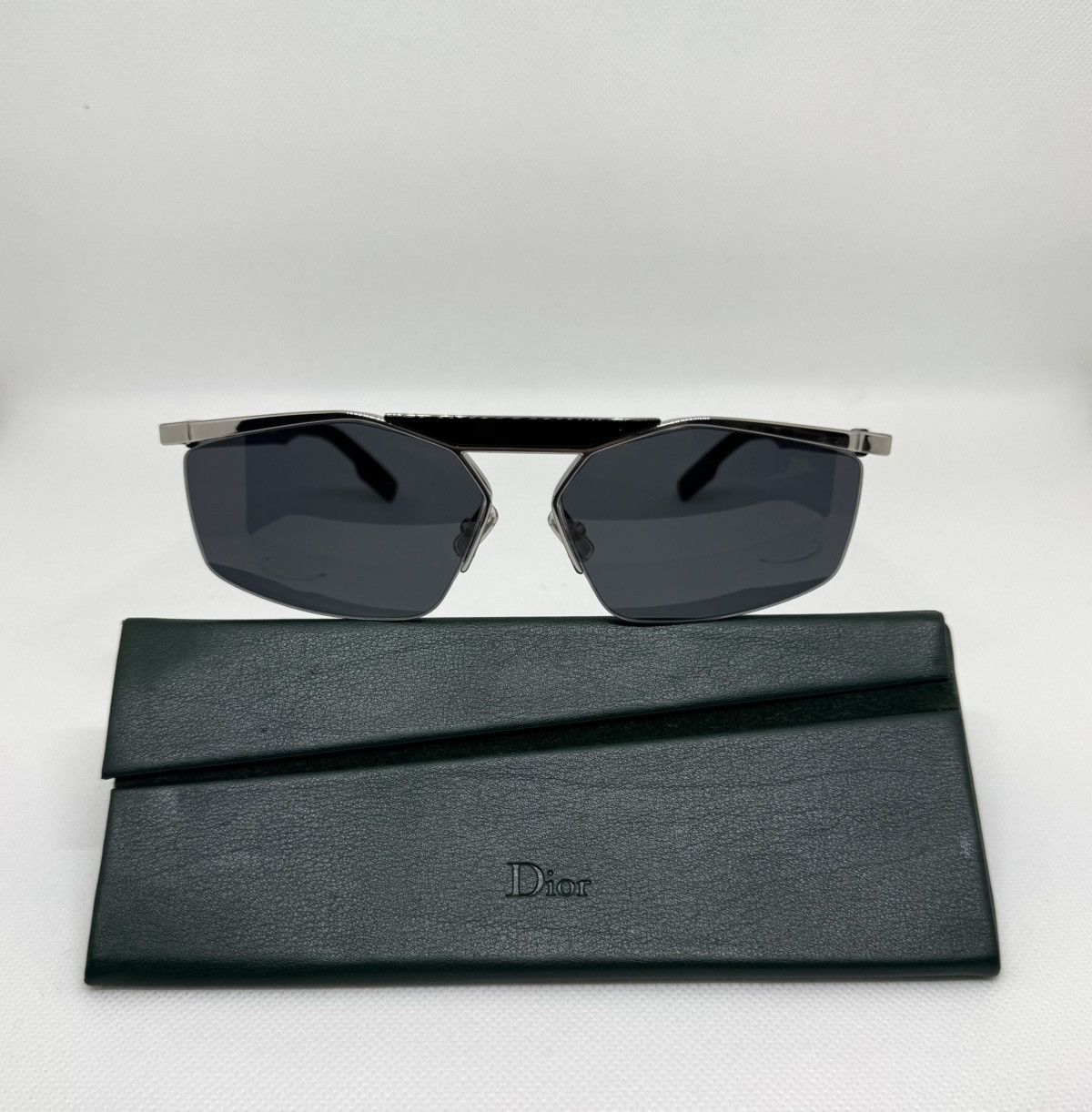 Dior Dior Psychodelic Sunglasses Black/Silver (84JIR) Size ONE SIZE - 6 Thumbnail