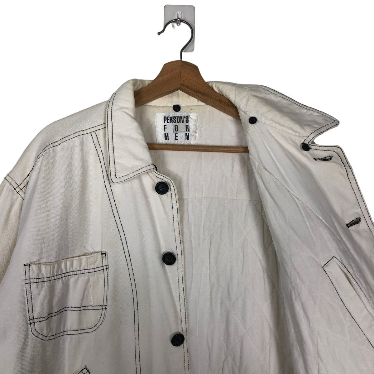 Issey Miyake 🔥90’s VINTAGE BOMBER JACKET PERSON FOR MEN JAPAN BIG LOGO Size US M / EU 48-50 / 2 - 10 Thumbnail