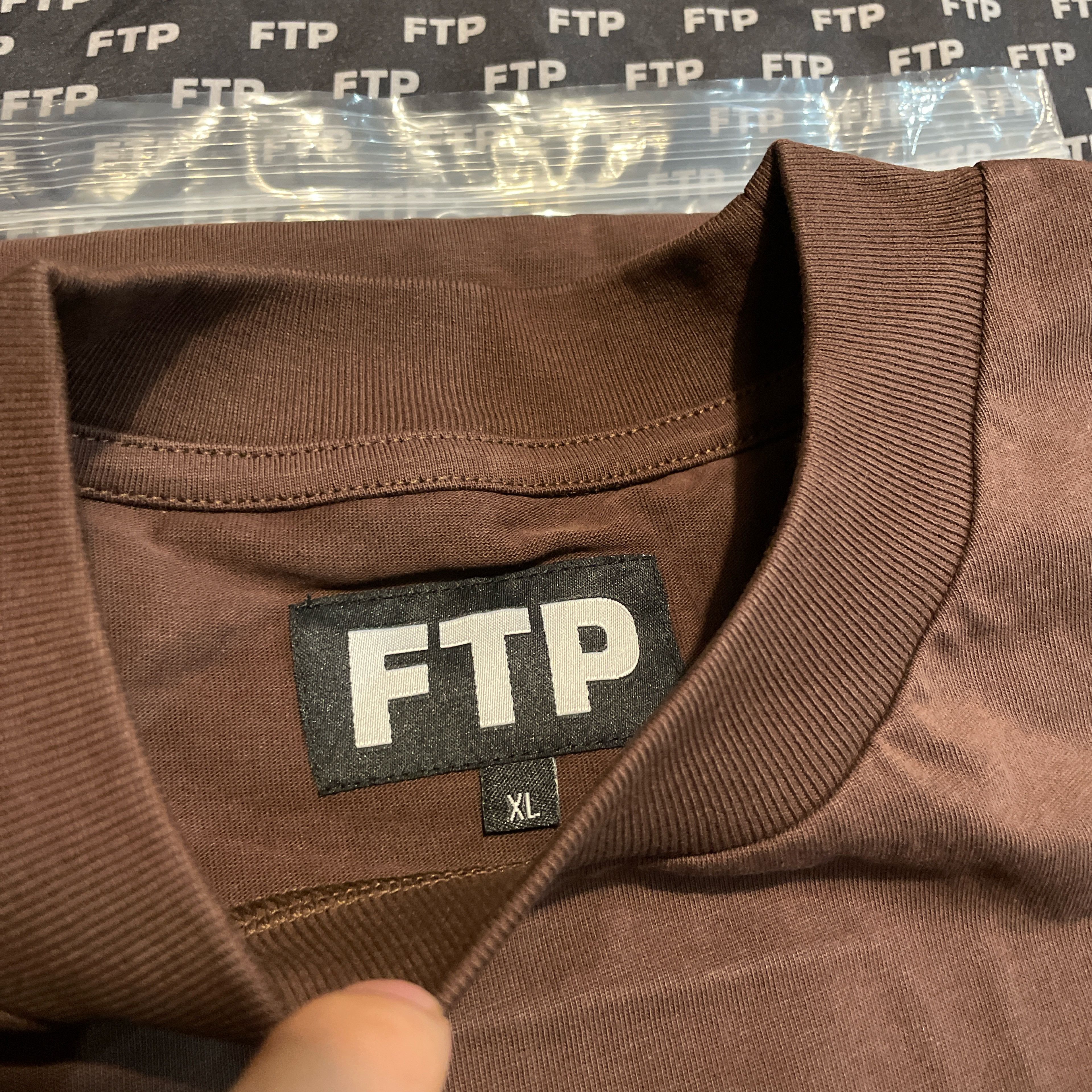 Fuck The Population FTP “Embossed” Logo Tee Size US XL / EU 56 / 4 - 5 Thumbnail