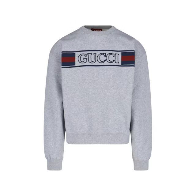 Gucci oc11z0226 Cotton Jersey Sweatshirt With Embroidery Gray Size US XS / EU 42 / 0 - 1 Thumbnail