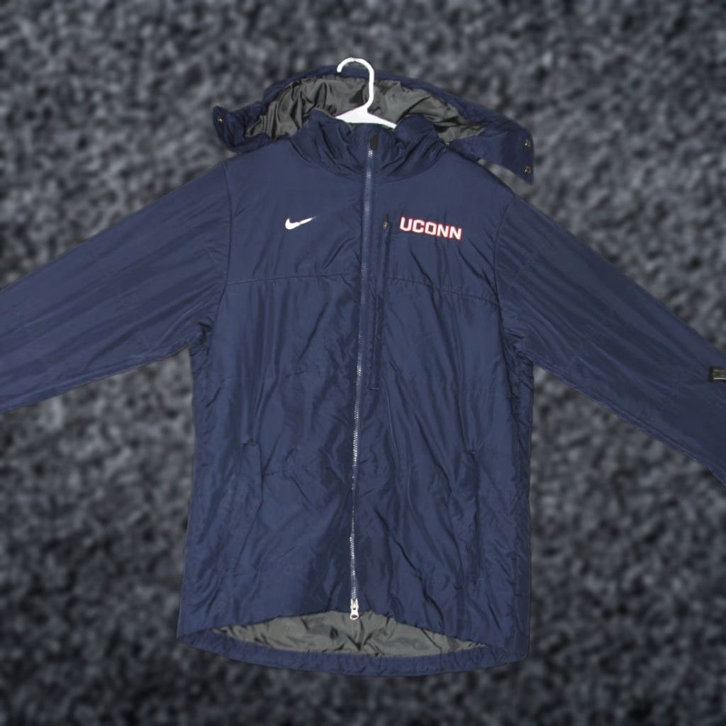 Nike Nike UConn Jacket Mens S Navy Blue Storm-Fit Hooded Puffer Collegiate Sportswear Size US S / EU 44-46 / 1 - 1 Thumbnail