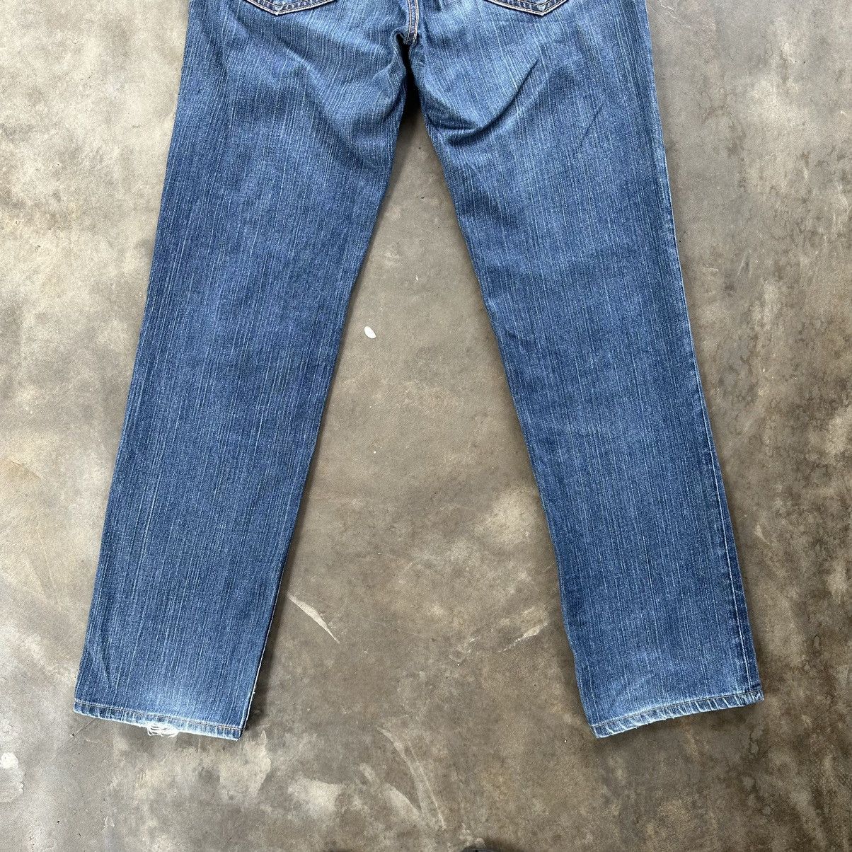 Japanese Brand Vintage Edwin Distressed Faded Denim Jean Pant W32 Size US 32 / EU 48 - 10 Thumbnail