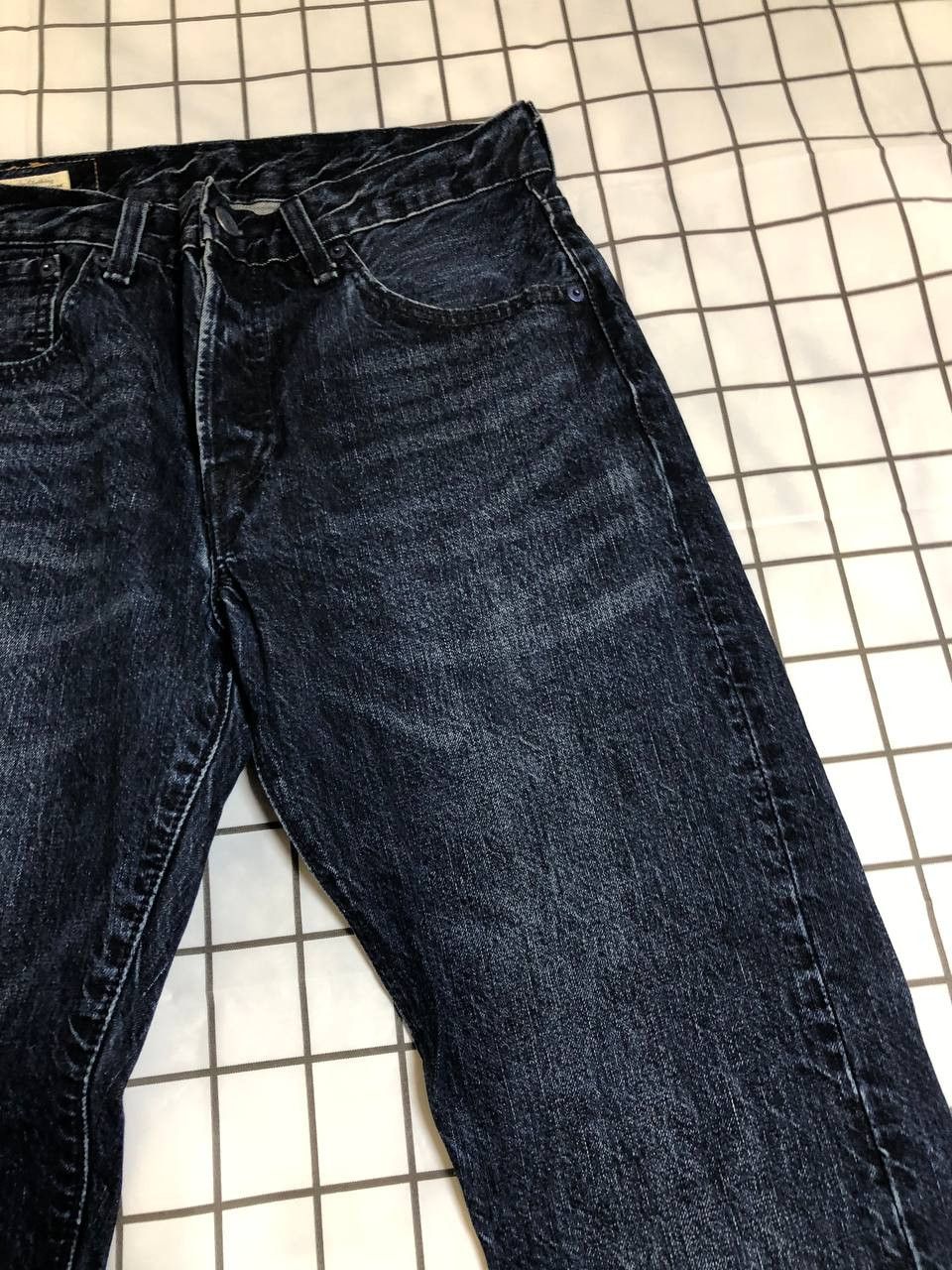 Levi's Levi Strauss 501 Mens Dark Blue Denim Casual Size US 29 - 5 Thumbnail