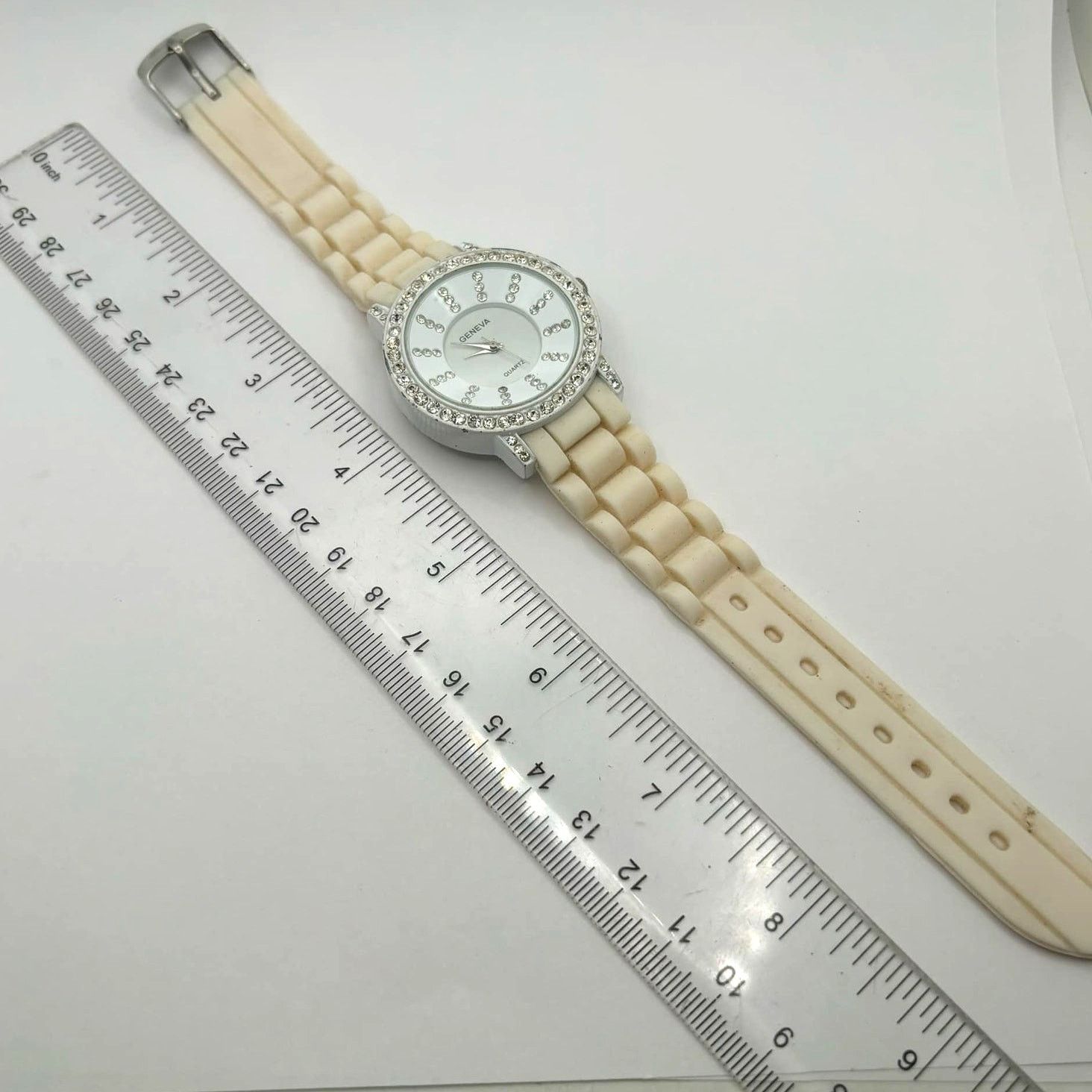 Other Vintage Silver Crystal Men's Watch Size ONE SIZE - 3 Thumbnail