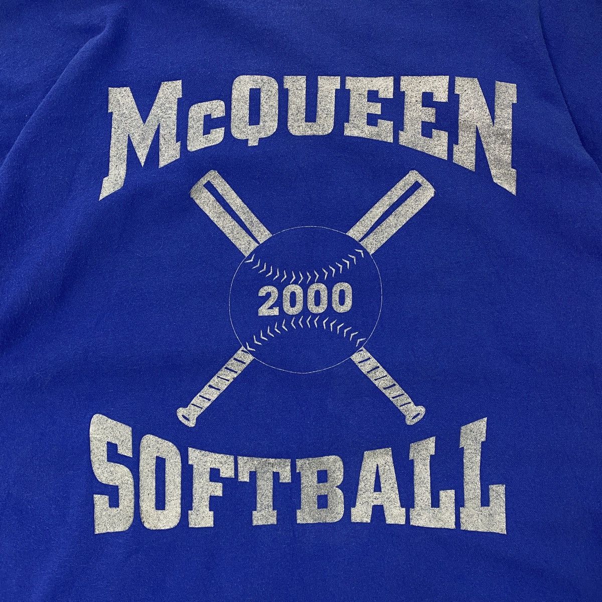 Russell Athletic × Vintage VINTAGE RUSSELL ATHLETIC MCQUEEN SOFTBALL LONG SLEEVE 90s Size US M / EU 48-50 / 2 - 2 Thumbnail