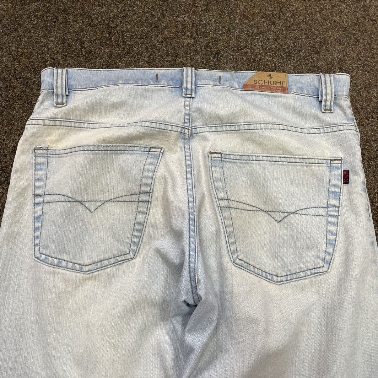 Vintage Vintage 90s Y2K Light Wash Baggy Wide Leg Jeans Skate 34 Size US 34 / EU 50 - 3 Thumbnail