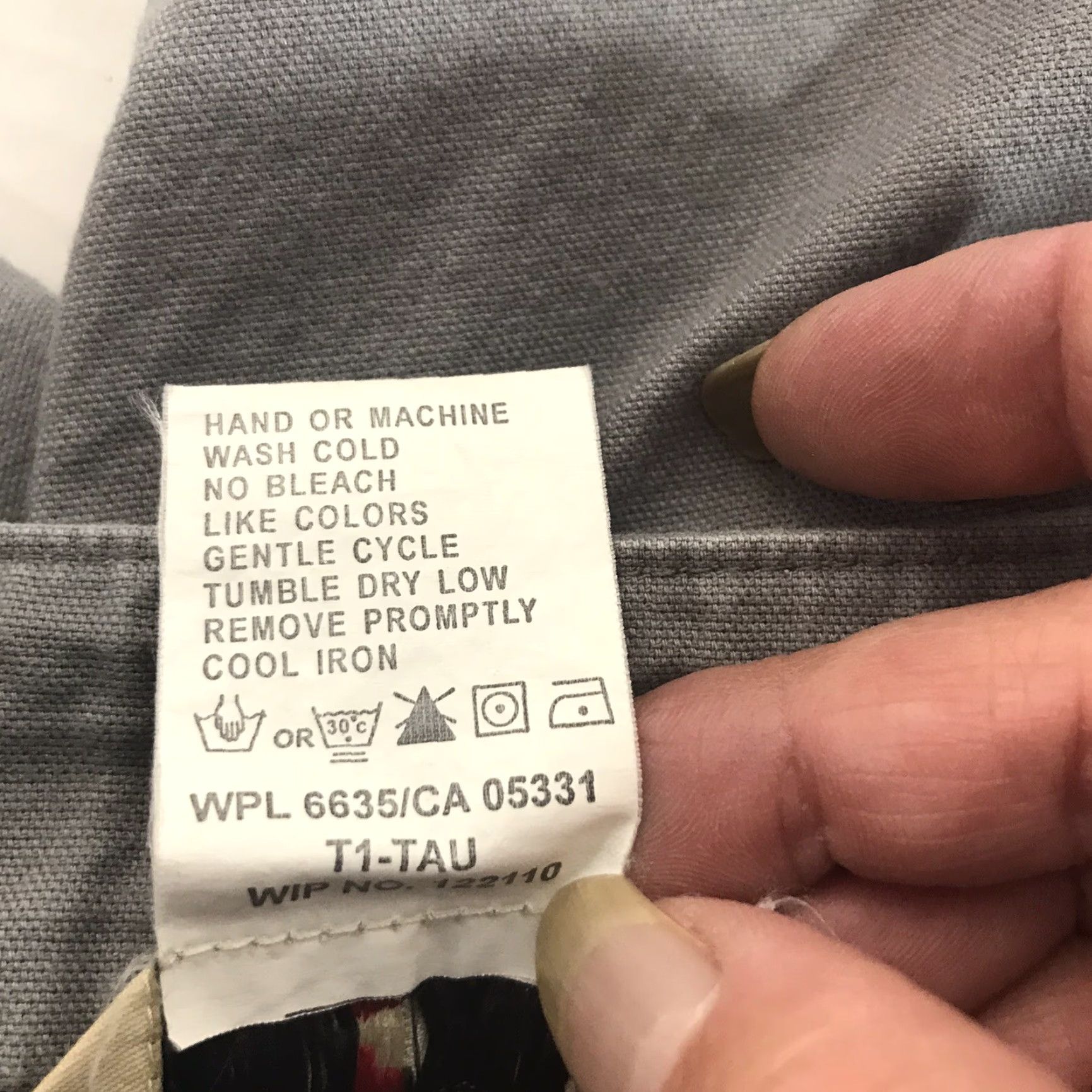 Vintage VINTAGE Woolrich Women's Wide Leg Pants Cotton Gray Size 16 Casual Spring Summer Fall Winter Size 38" / US 16 / IT 52 - 7 Thumbnail
