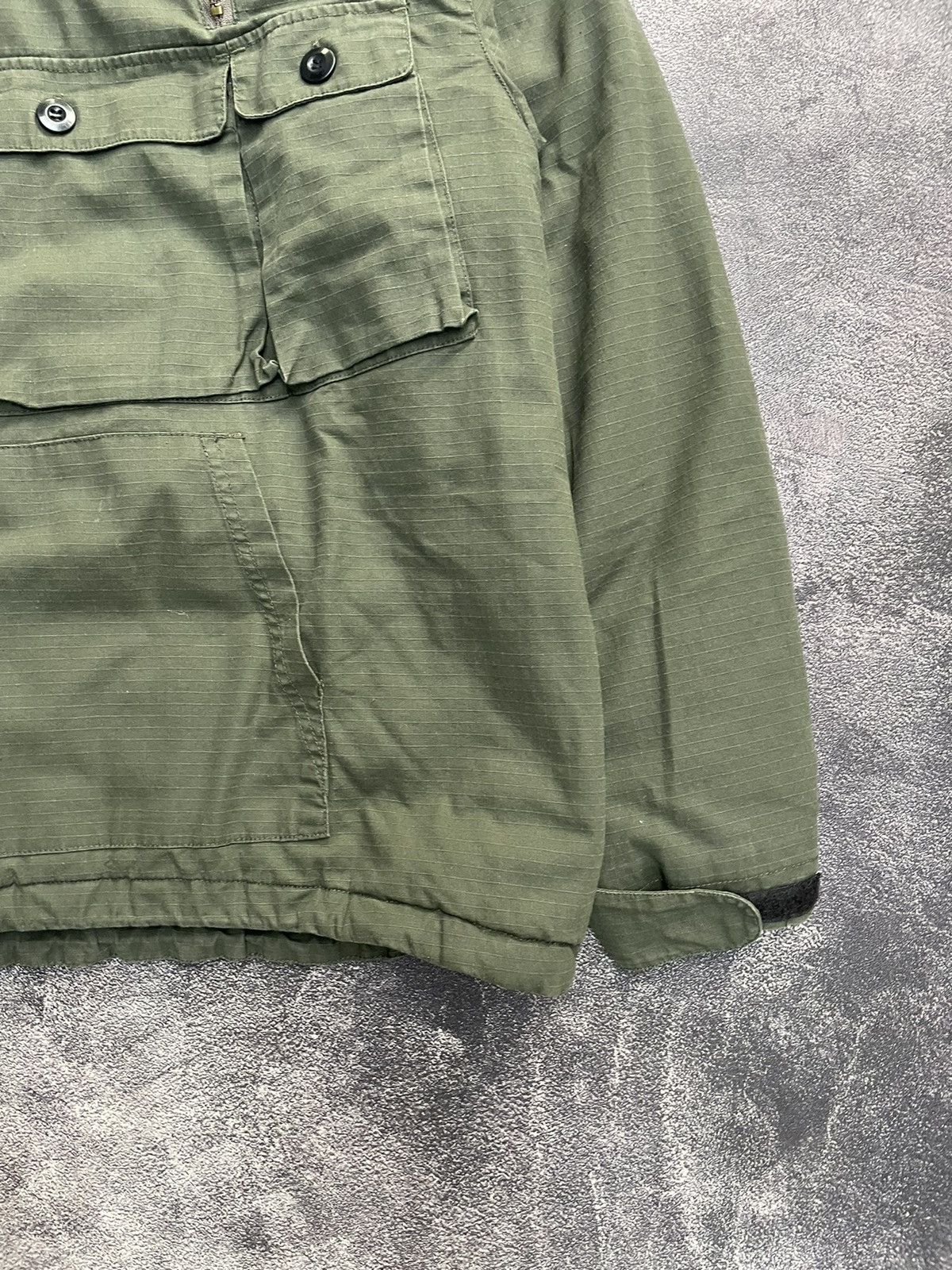 Japanese Brand Kriff Mayer Hinoko Anorak Asymetrical Zipper Military Jacket Size US L / EU 52-54 / 3 - 9 Thumbnail