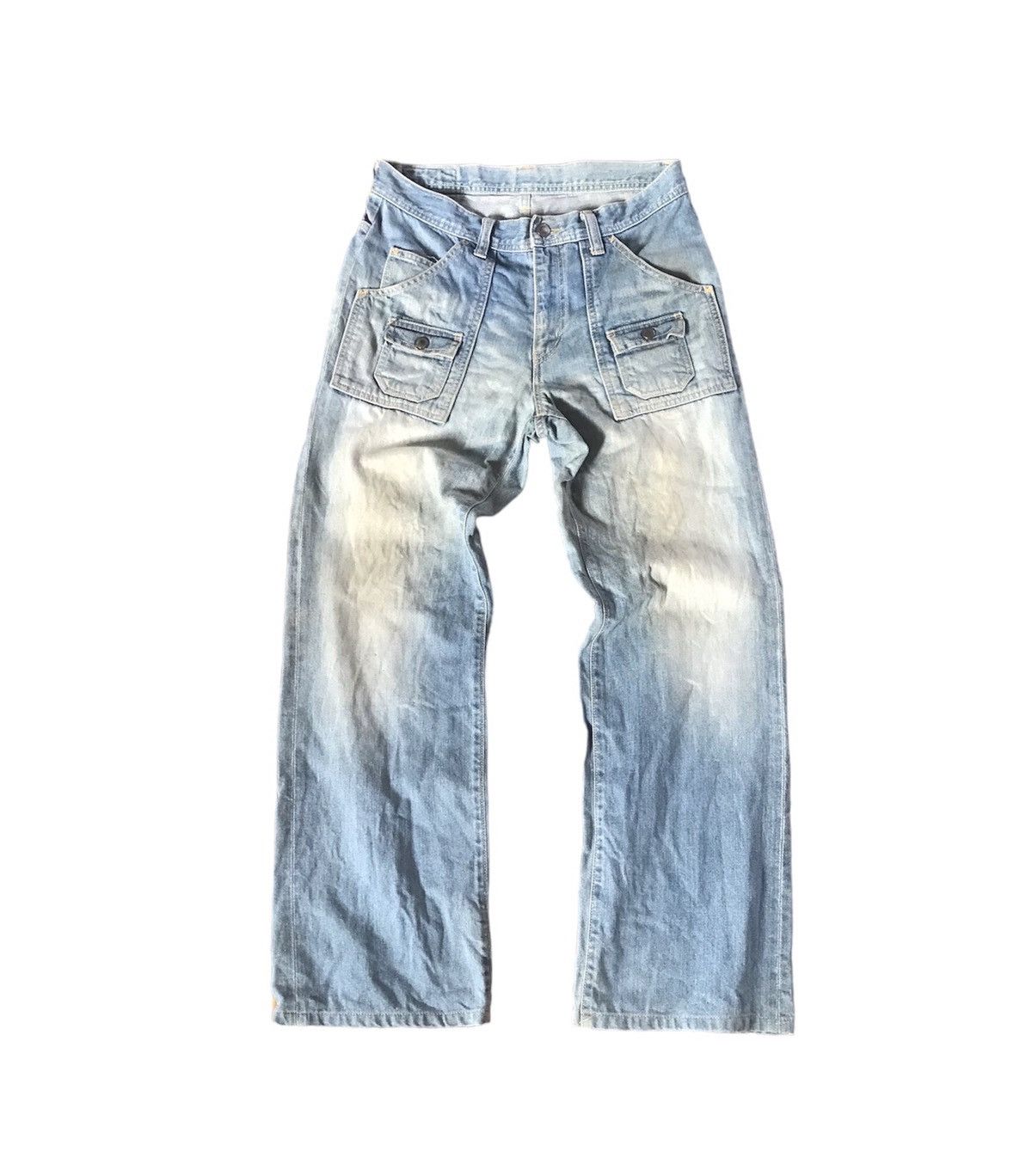 Japanese Brand VTG DENIM PANTS CANNABIS SATIVA Size US 32 / EU 48 - 1 Thumbnail