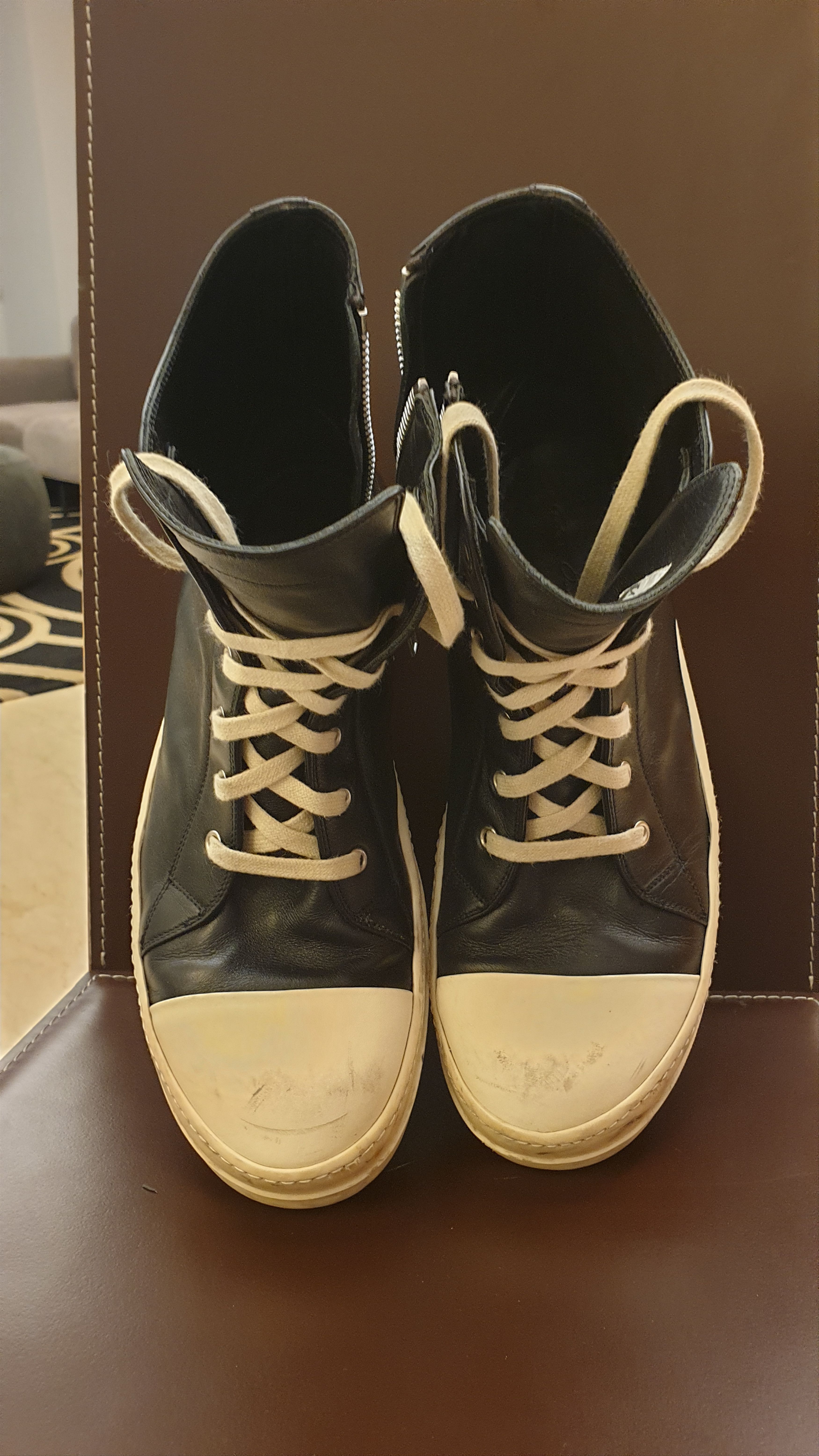 Rick Owens Rick Owens Ramones high leather boots Size US 11 / EU 44 - 7 Thumbnail