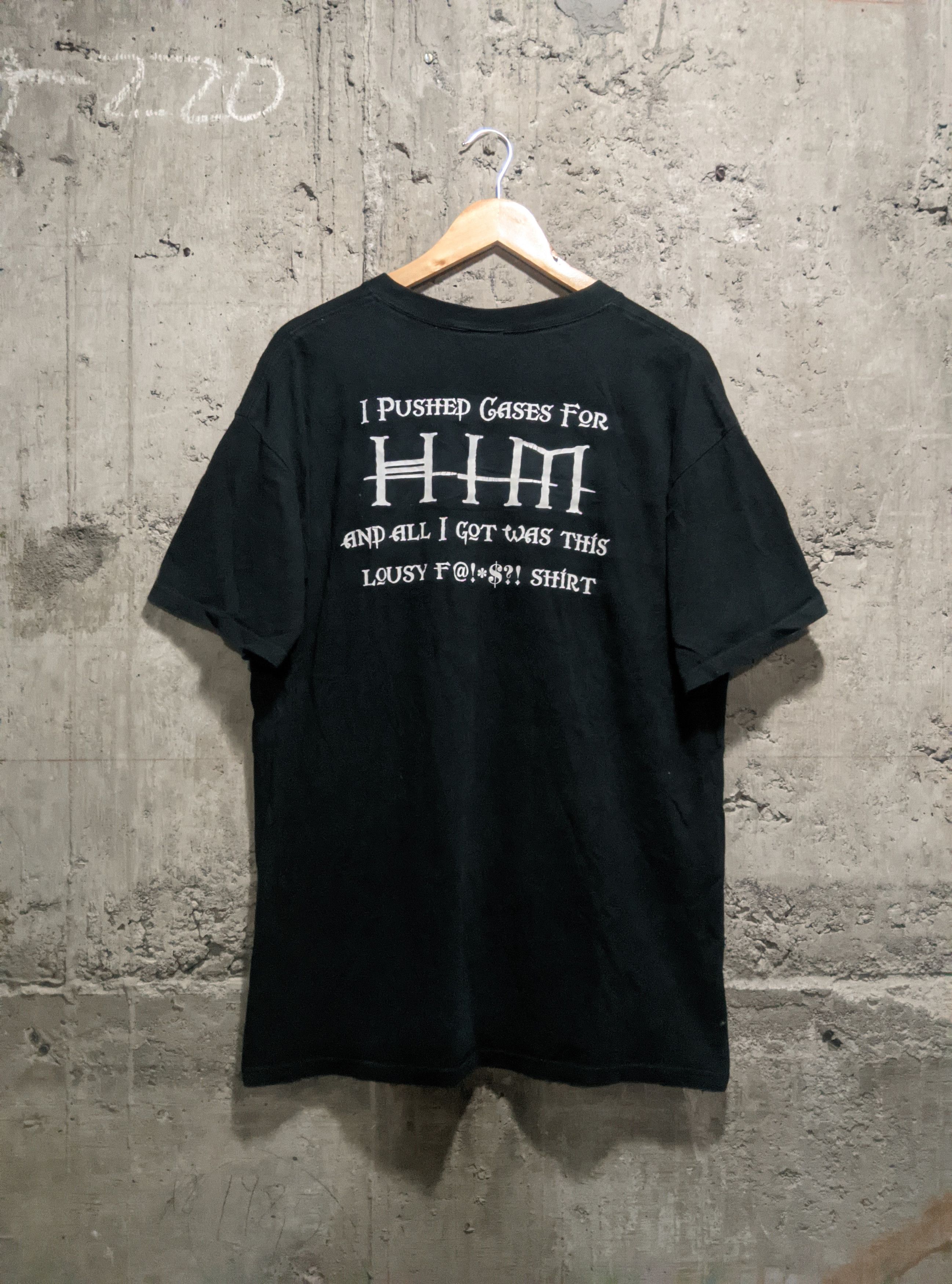 Band Tees Vintage 2006 him live crew tour goth rock t shirt Size US XL / EU 56 / 4 - 1 Thumbnail