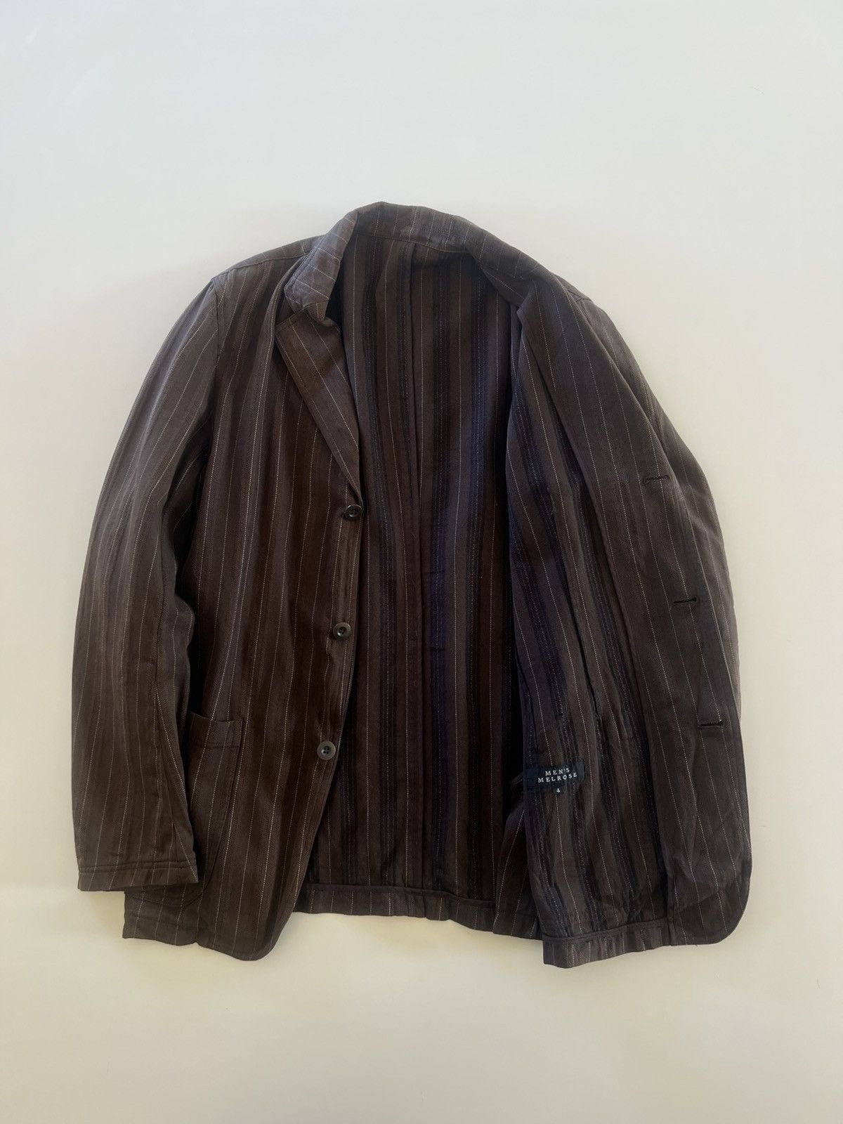 Japanese Brand Men's Melrose Stripe Jacket Size US M / EU 48-50 / 2 - 6 Thumbnail