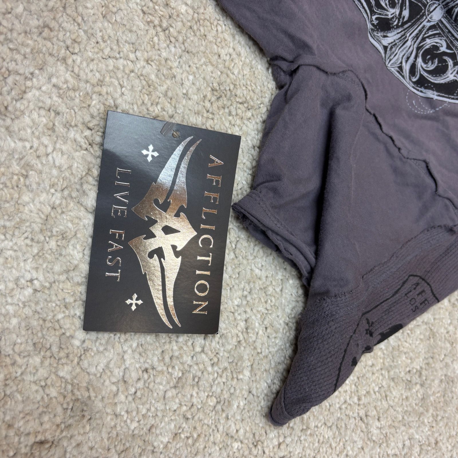 Affliction NWT Affliction Aficionados Cross T Shirt Jesse Pinkman Men M Size US M / EU 48-50 / 2 - 8 Thumbnail