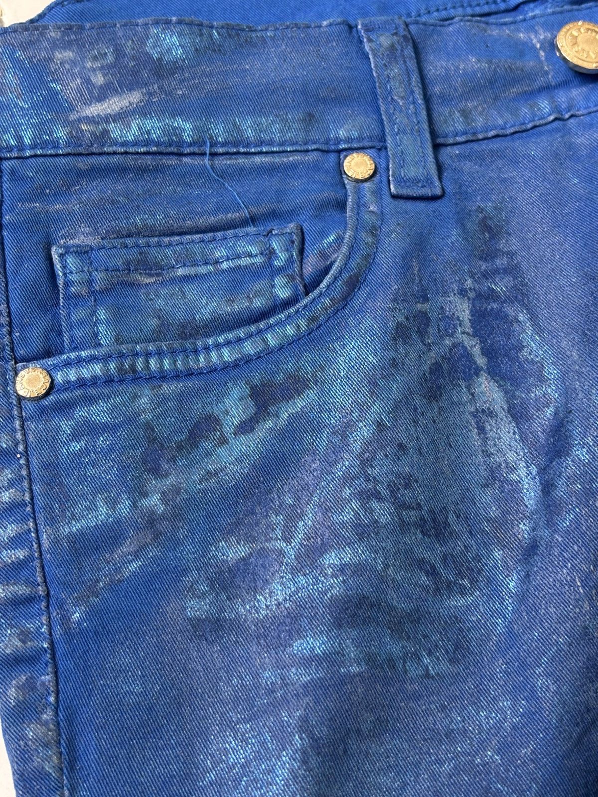 Hedi Slimane Wax Luster Skinny Denim Jeans Size US 26 / EU 42 - 3 Thumbnail