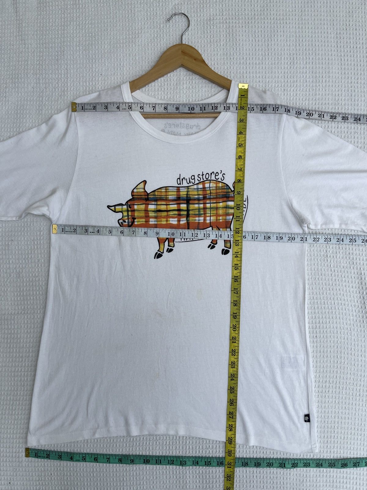 Vintage Last Drop🔥Rare🔥Vintage Drug Store’s Big Pig Logo T sHirt Size US L / EU 52-54 / 3 - 10 Thumbnail