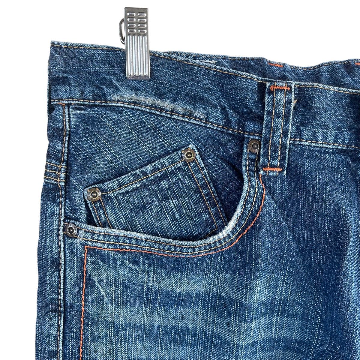 Edwin Edwin X-Vs Ripped Denim Jeans Size US 32 / EU 48 - 7 Thumbnail