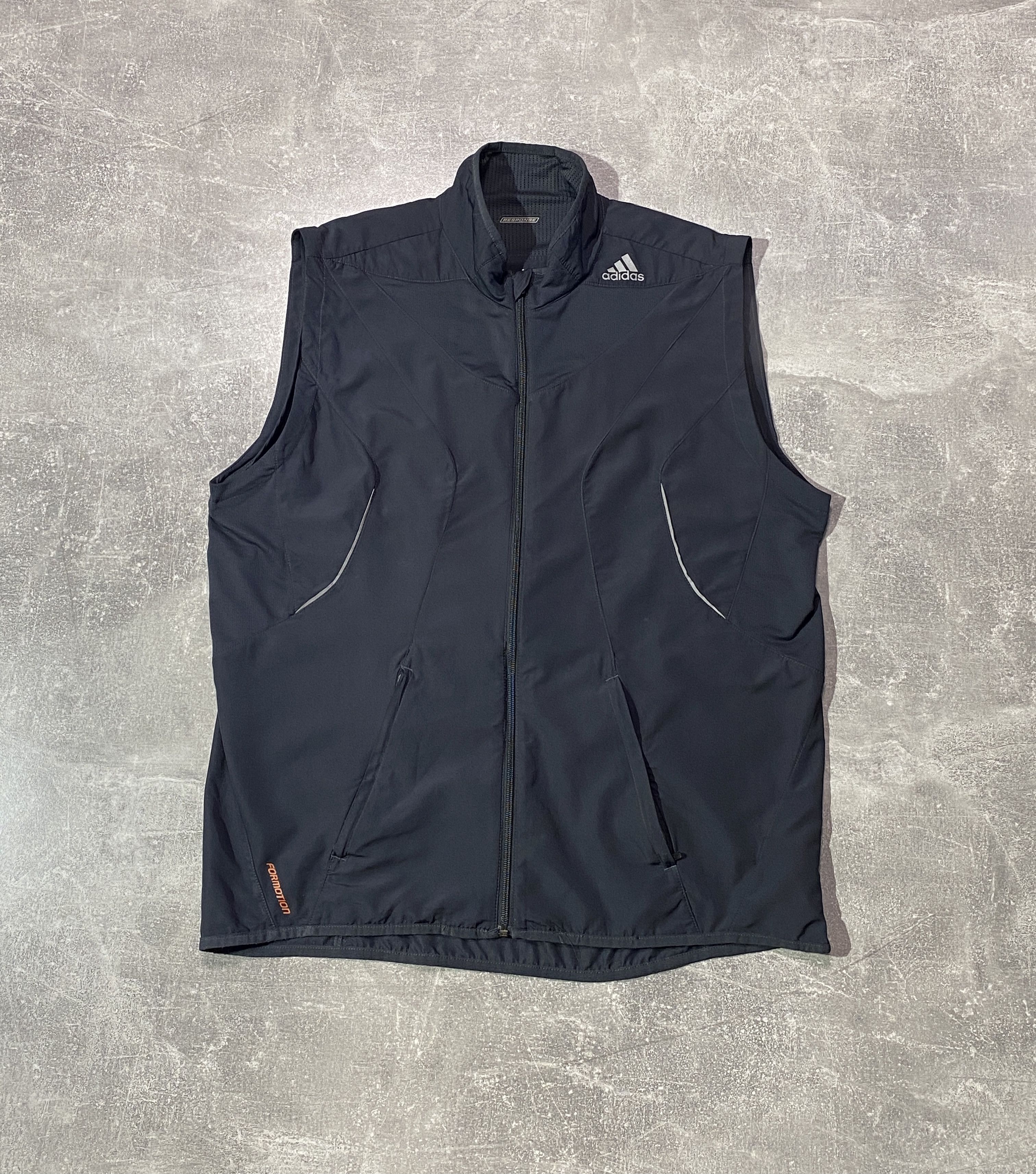 Adidas Vintage 00s Adidas Running Vest Size US L / EU 52-54 / 3 - 1 Thumbnail