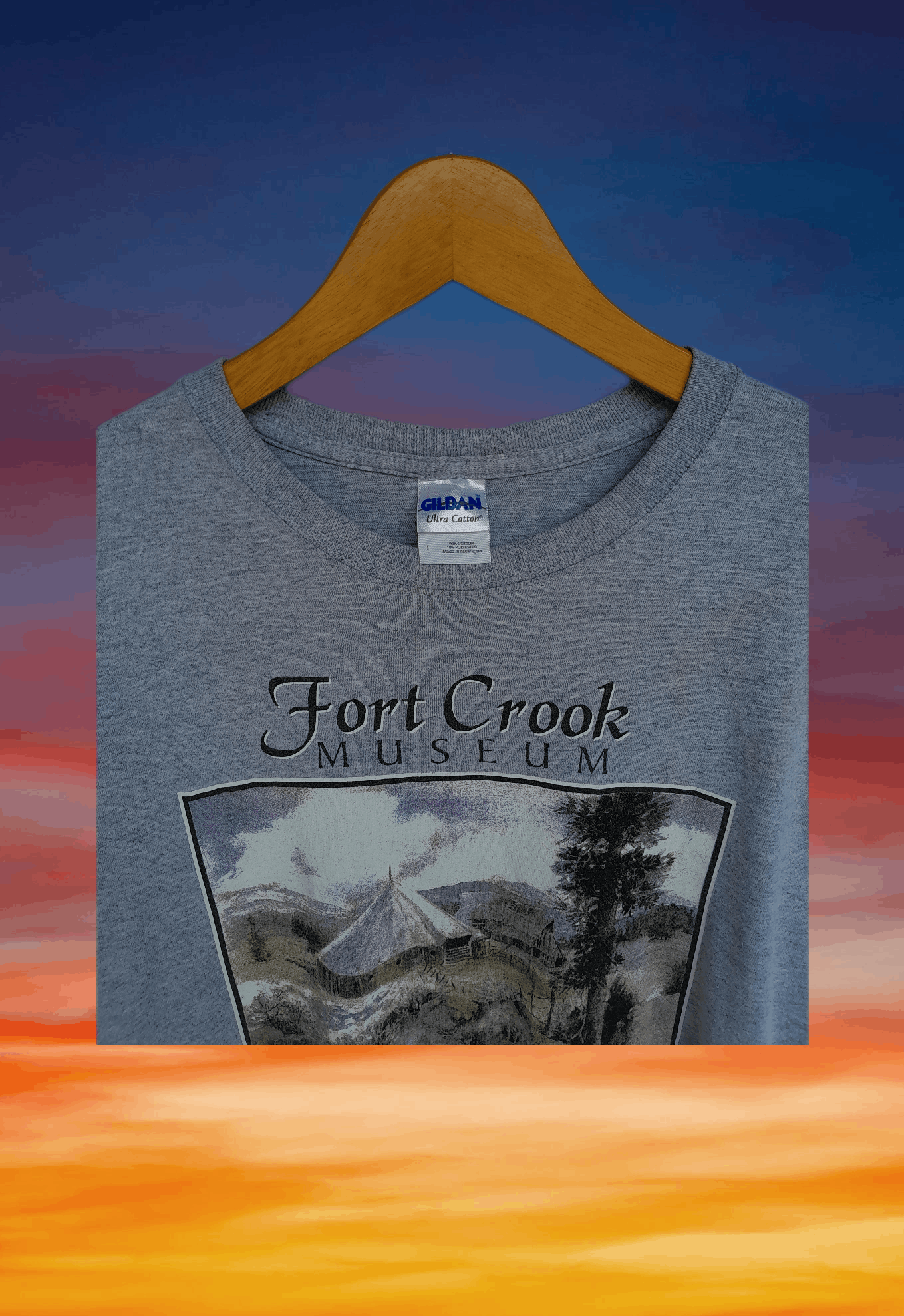 Arts & Science Y2K Vintage Fort Crook Museum shirt Size US L / EU 52-54 / 3 - 5 Thumbnail