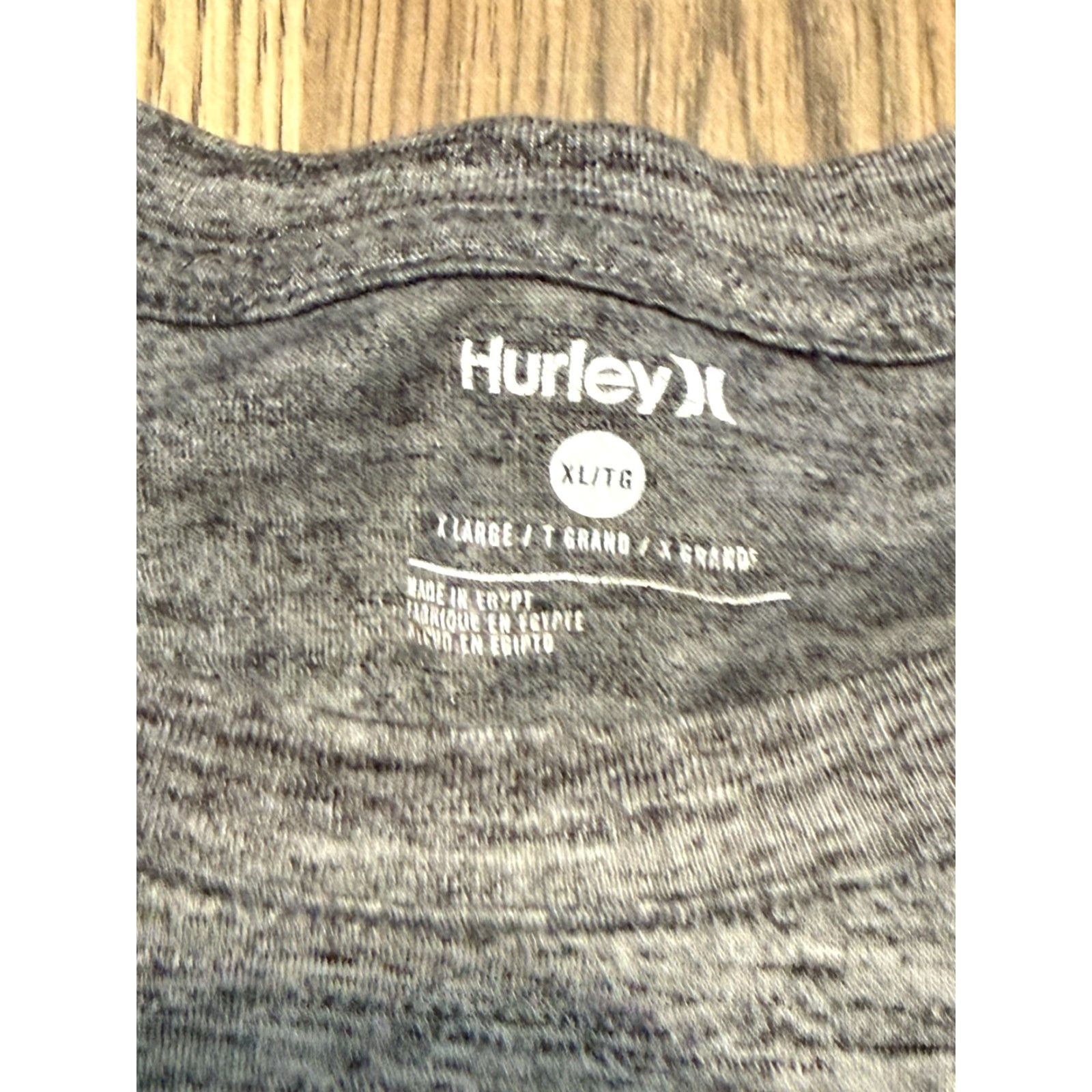 Hurley Hurley Shirt Men XL Gray Crewneck Short Sleeve Activewear Size US XL / EU 56 / 4 - 5 Thumbnail