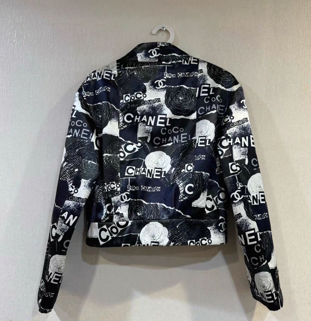 Chanel Chanel Color-blocked logo letter camellia full print cotto Size XS / US 0-2 / IT 36-38 - 2 Thumbnail