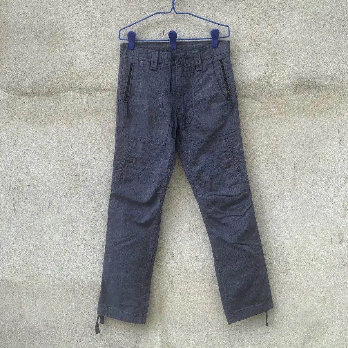 PPFM HEAVY COTTON TROUSERS JAPANESE CARGO MULTIPOCKET RUGGED PANT Size US 30 / EU 46 - 2 Thumbnail