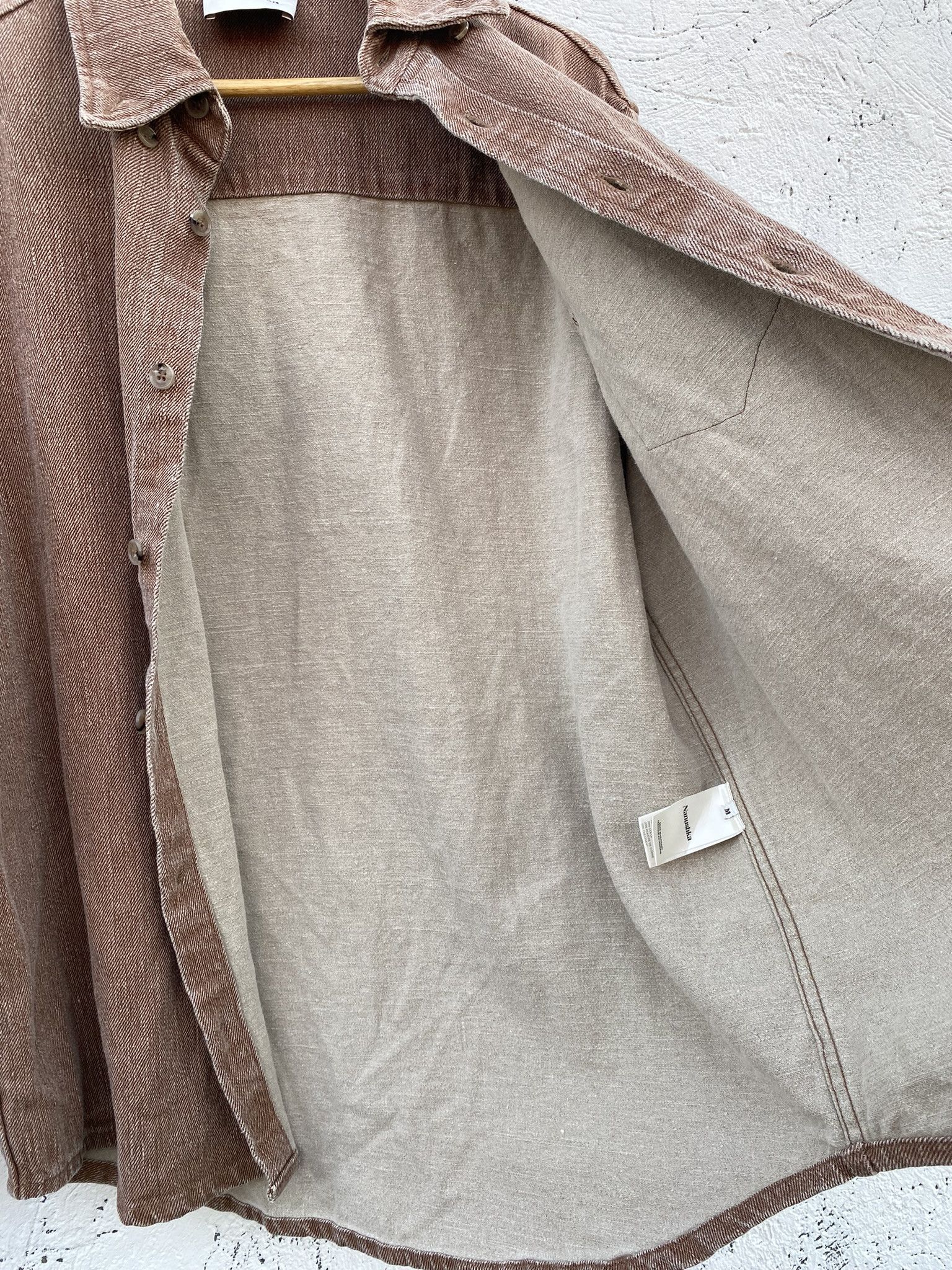 Nanushka Linen Dome Shirt Size US M / EU 48-50 / 2 - 6 Thumbnail