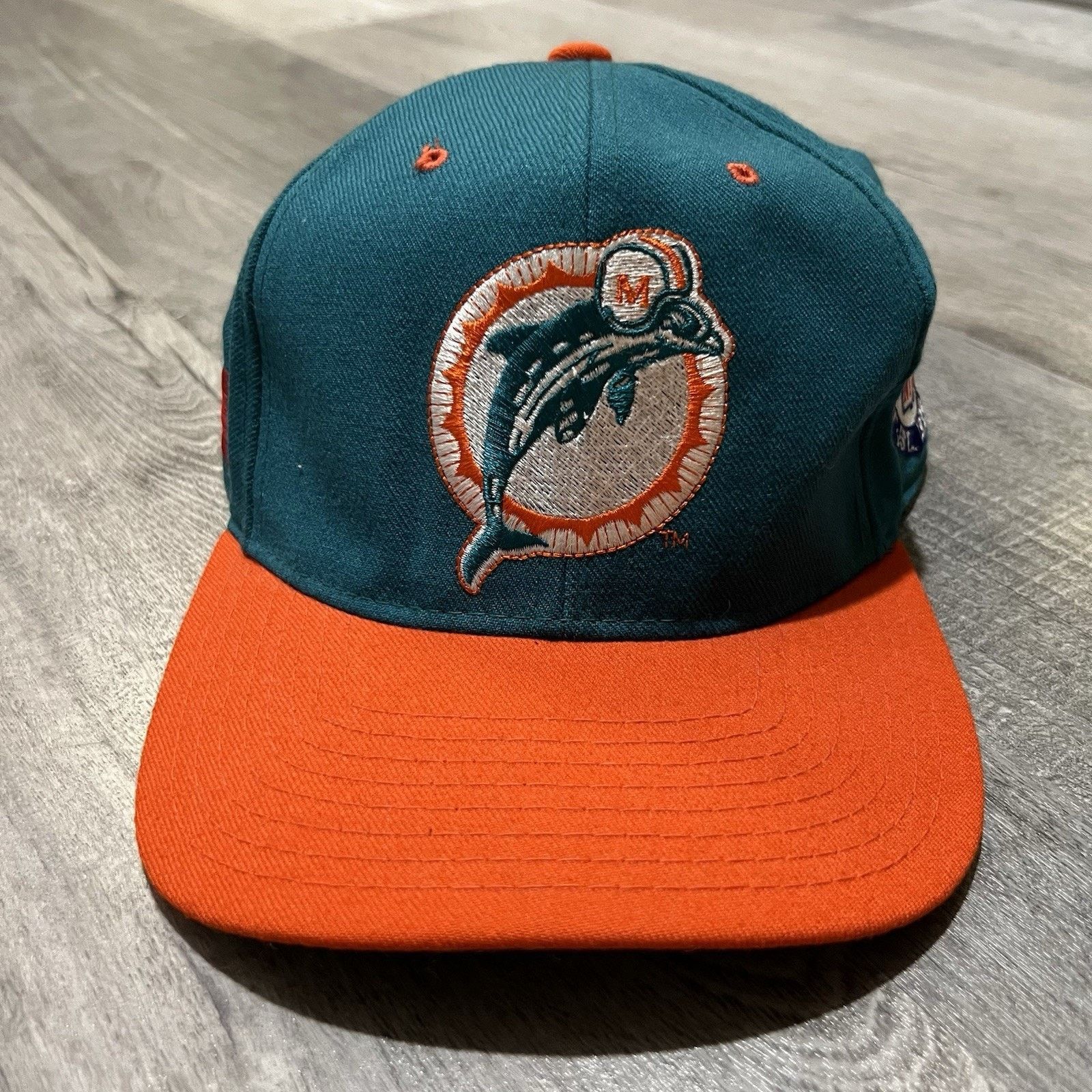 Starter VTG Miami Dolphins Starter Wool NFL Fitted Hat Cap Sz 7 3/8 Size ONE SIZE - 1 Thumbnail