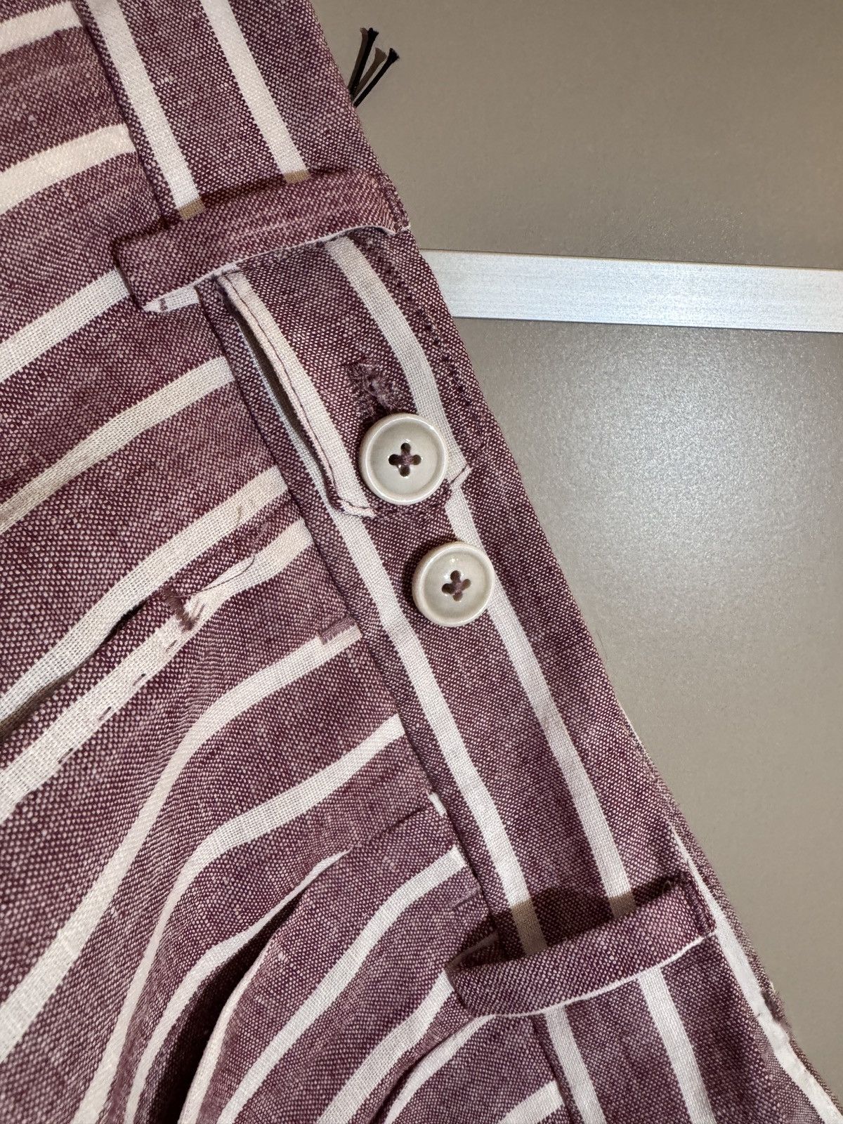 Hugo Boss HUGO BOSS Pleated Linen Business Casual Shorts Size US 32 / EU 48 - 4 Thumbnail