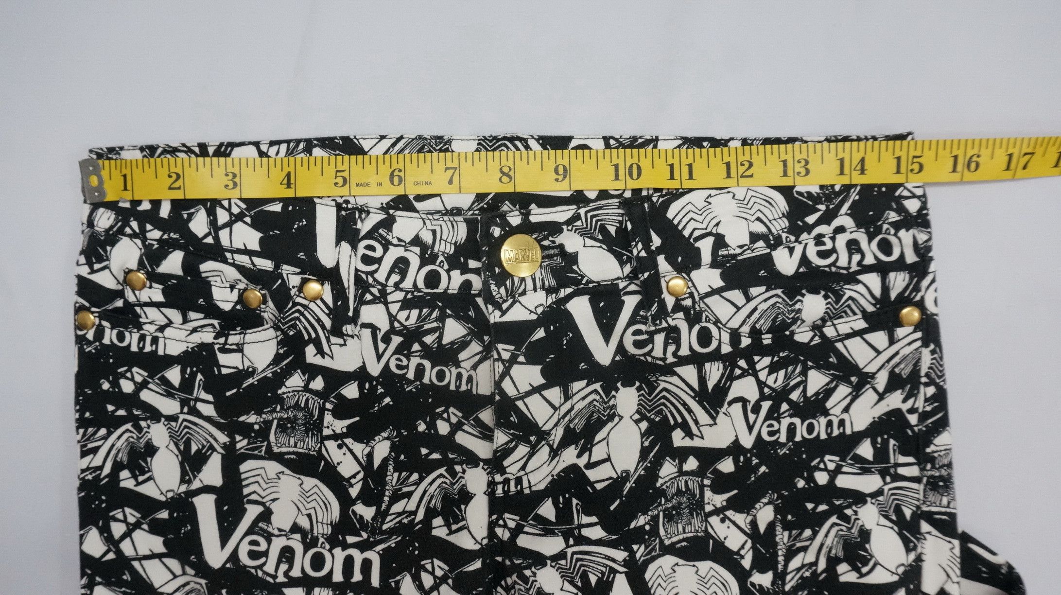 Marvel Comics Marvel VENOM Skinny Women Pants Size 29" - 19 Thumbnail