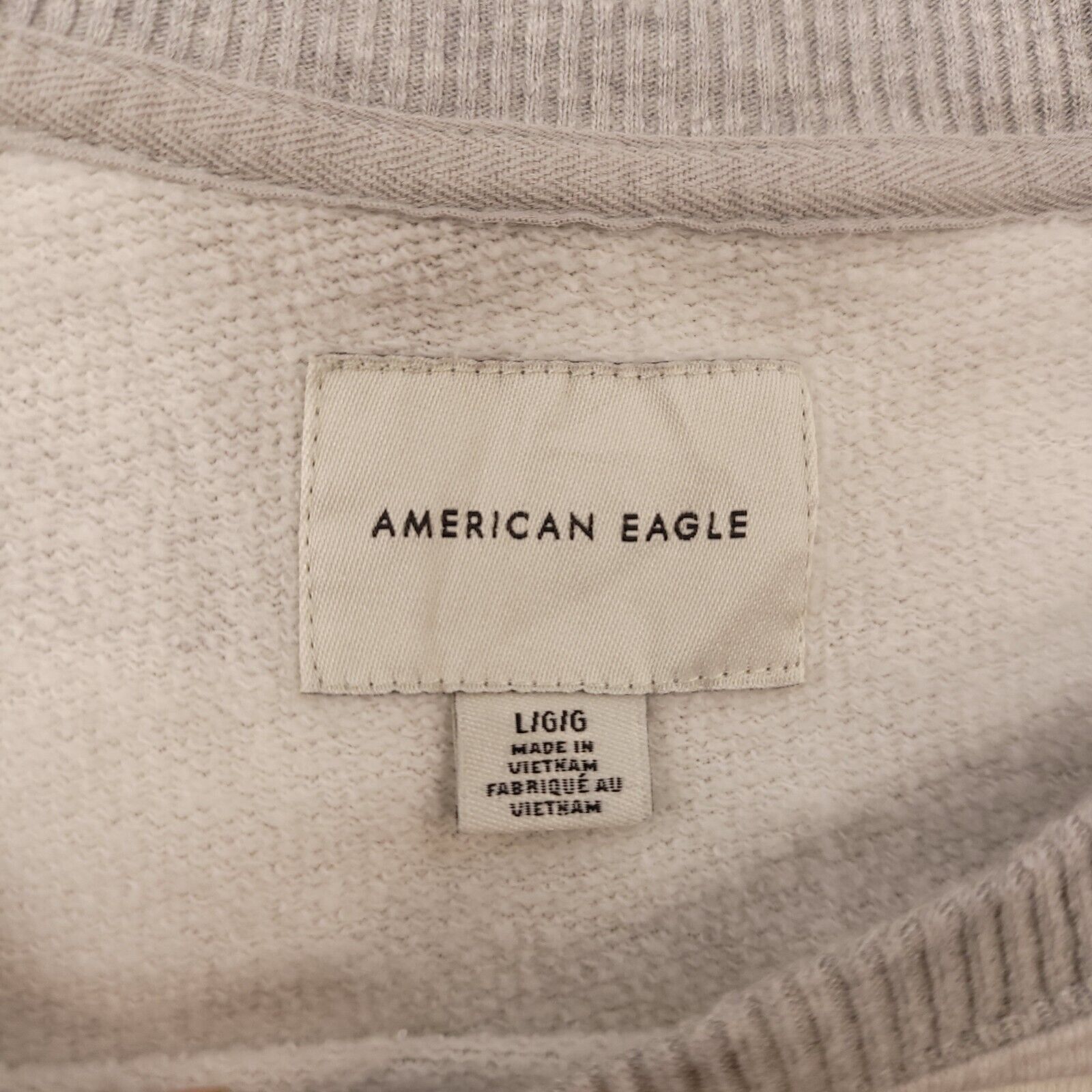 American Eagle Outfitters American Eagle Long Sleeve Sweatshirt Womens Size L Gray Size L / US 10 / IT 46 - 3 Thumbnail
