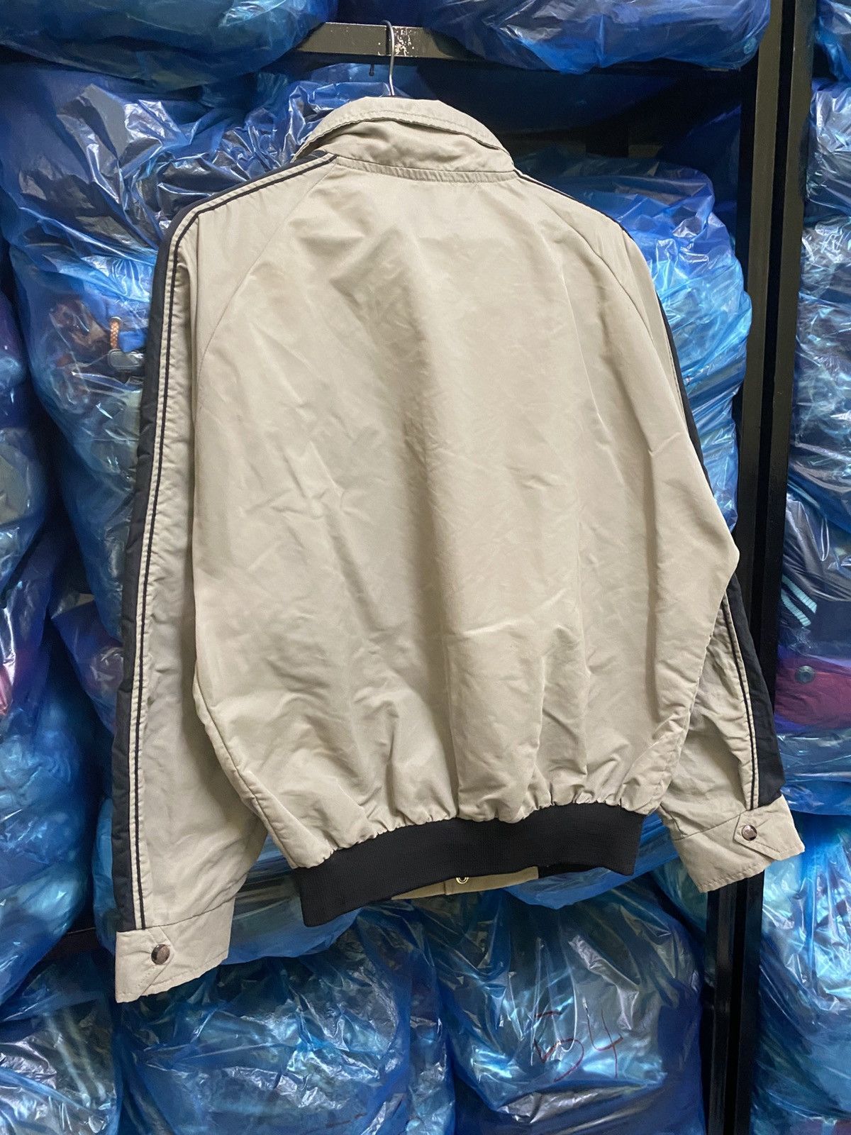Vintage Vintage Snap-on Racing Style Beige and Black Nylon Jacket Size US L / EU 52-54 / 3 - 10 Thumbnail