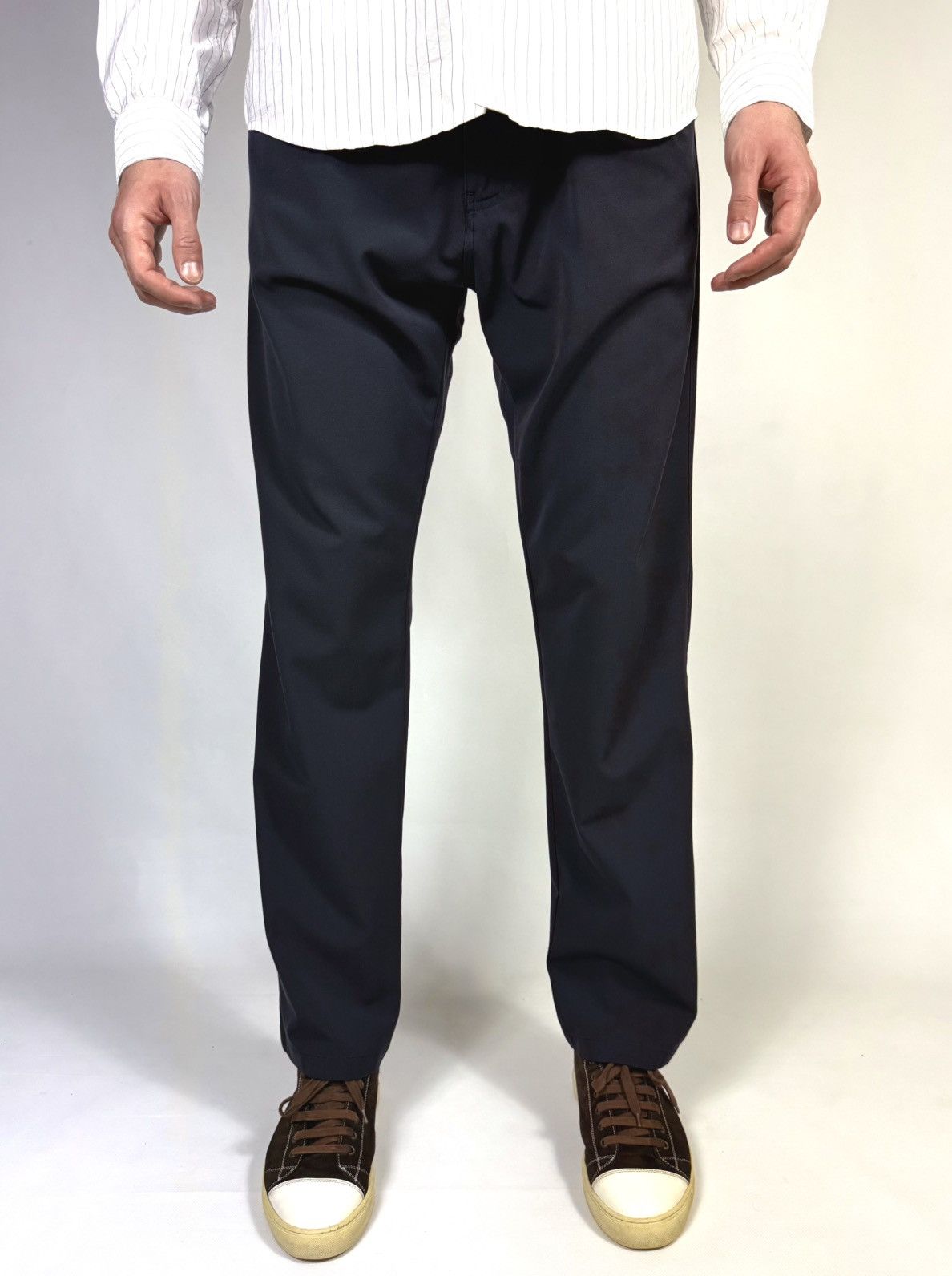 Emporio Armani Vintage Armani Viscose Straight Fit Trousers Pants Size US 38 / EU 54 - 2 Thumbnail