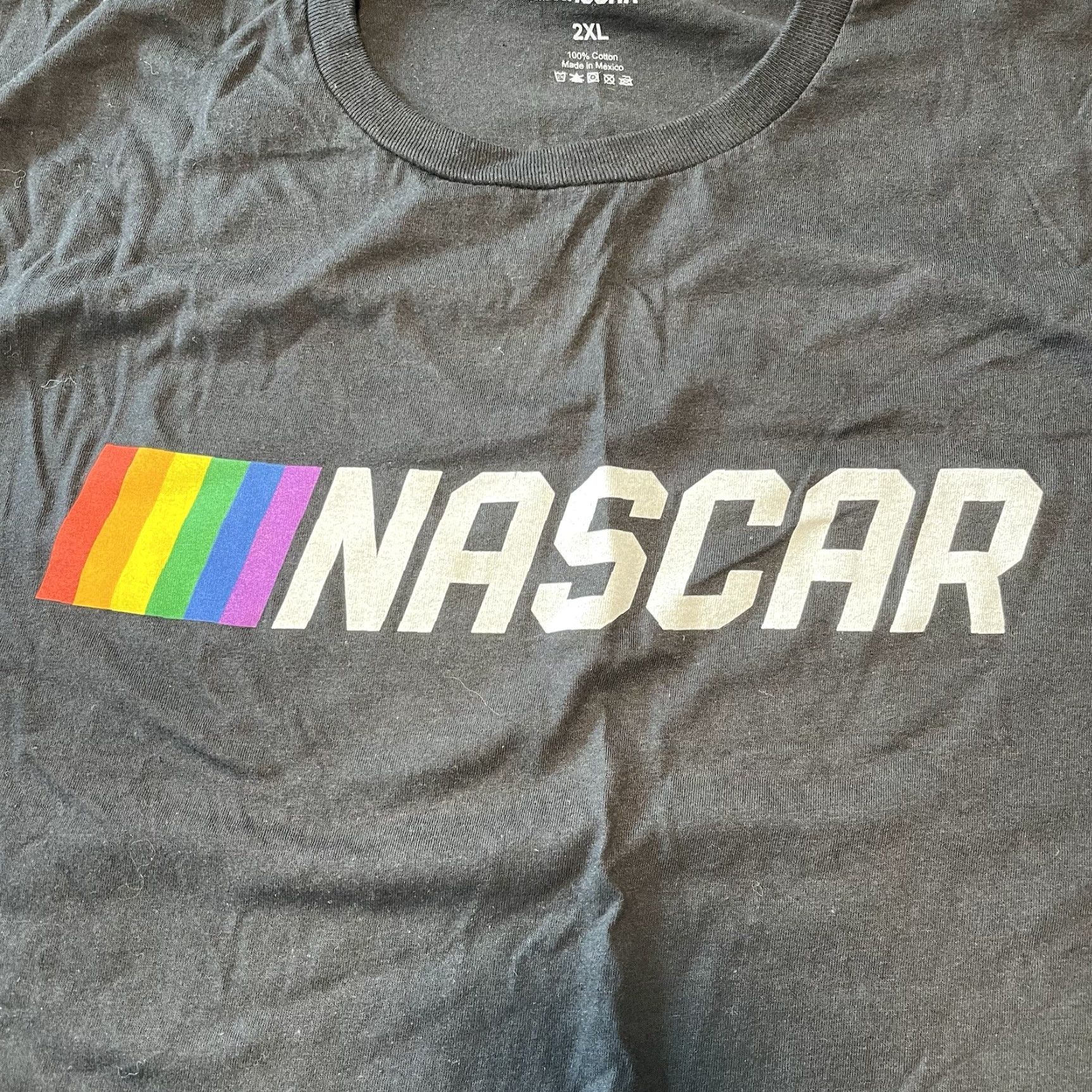 NASCAR Nascar Pride T-Shirt Black Short Sleeve XXL Unisex Adults Crew Neck 2XL Nascar Pride Graphic Print Size US XXL / EU 58 / 5 - 2 Thumbnail