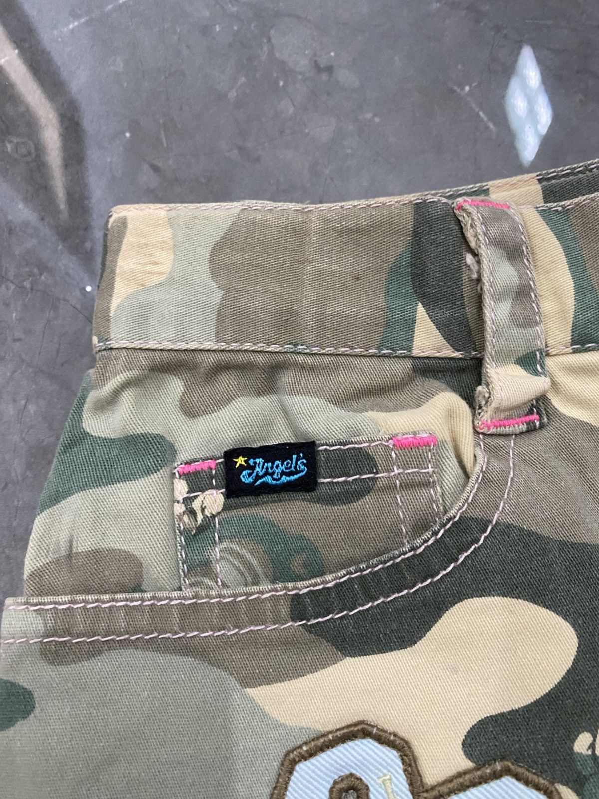 Angel Blue × Hysteric Glamour × Japanese Brand 2000s Angel Blue Camo Mini Skirt Size 24" / US 00 / IT 34 - 7 Thumbnail
